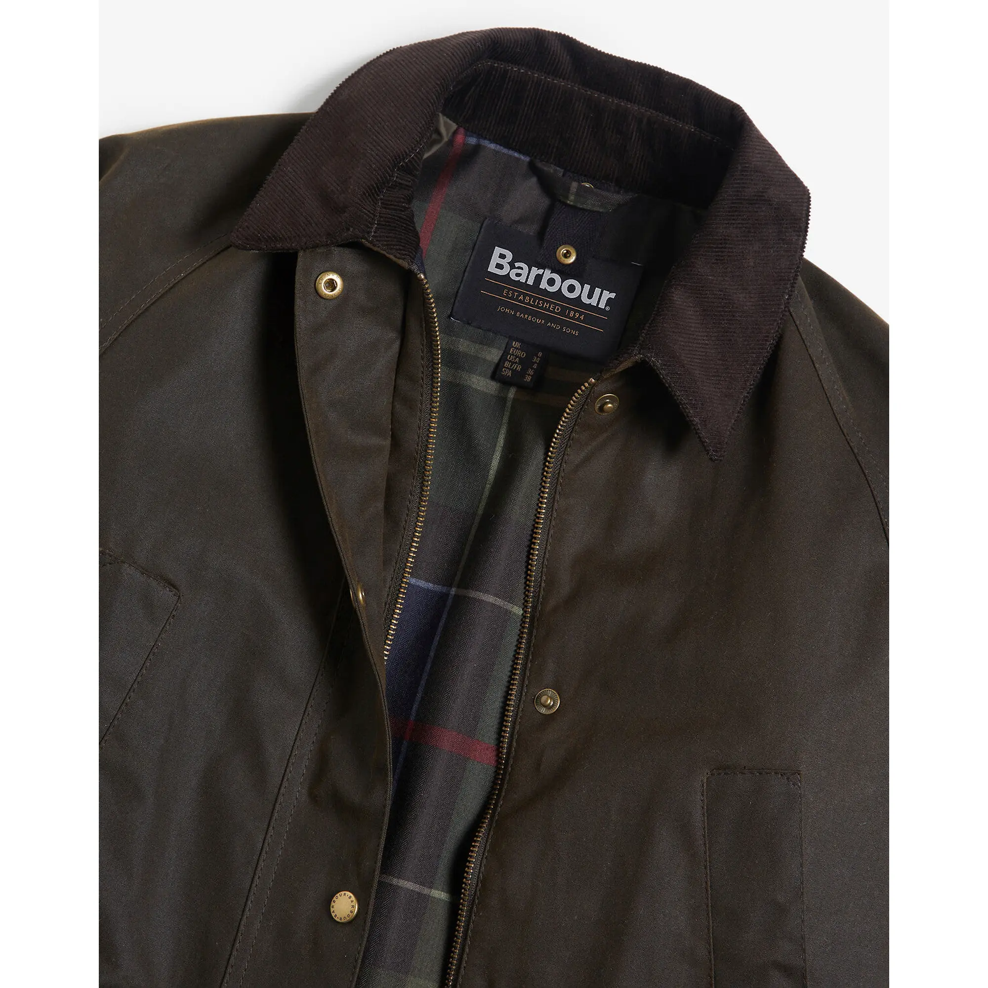 Product image 10 of 11 of Barbour Women's Acorn Wax Jacket - Olive