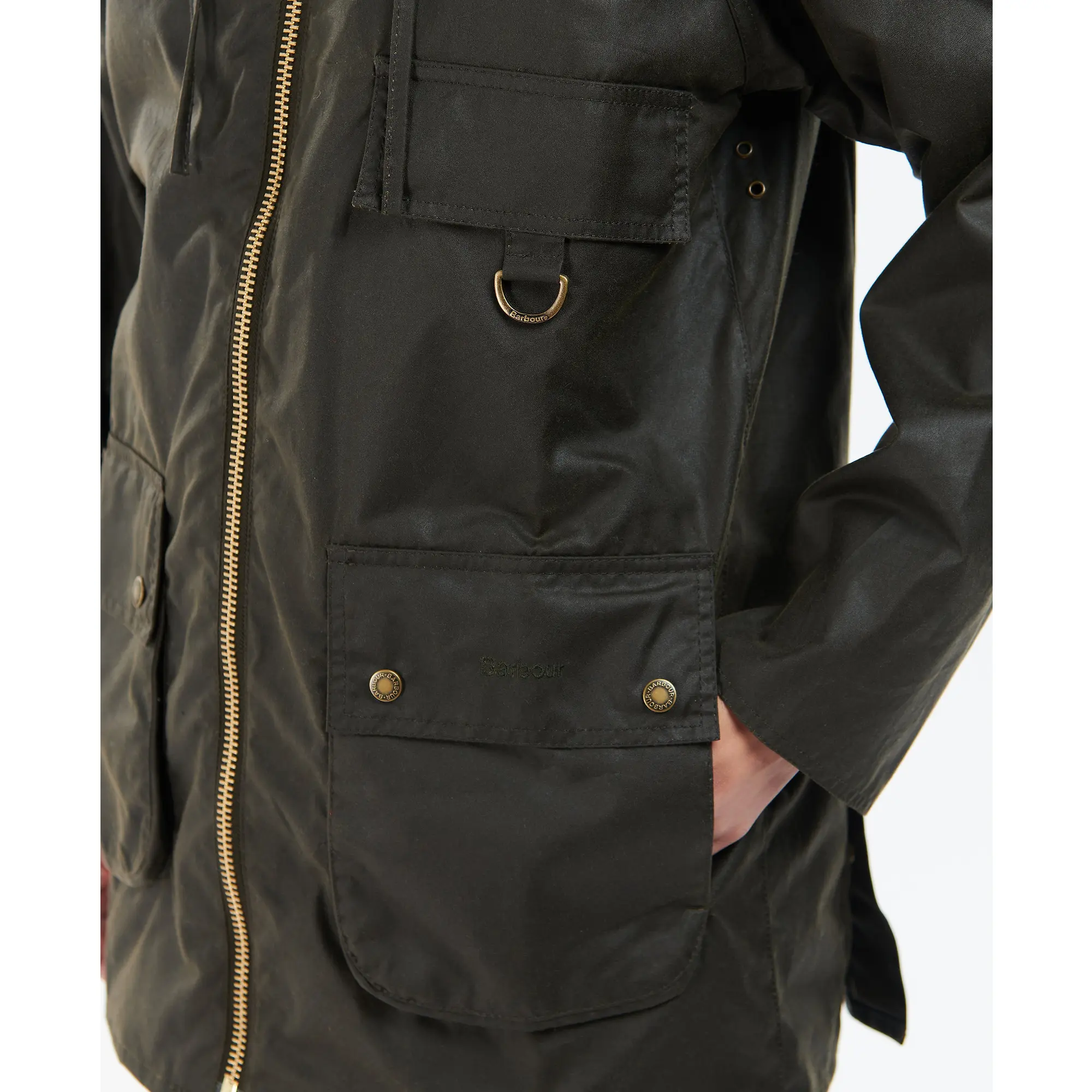 Product image 7 of 8 of Barbour Women's Highclere Wax Jacket - Olive
