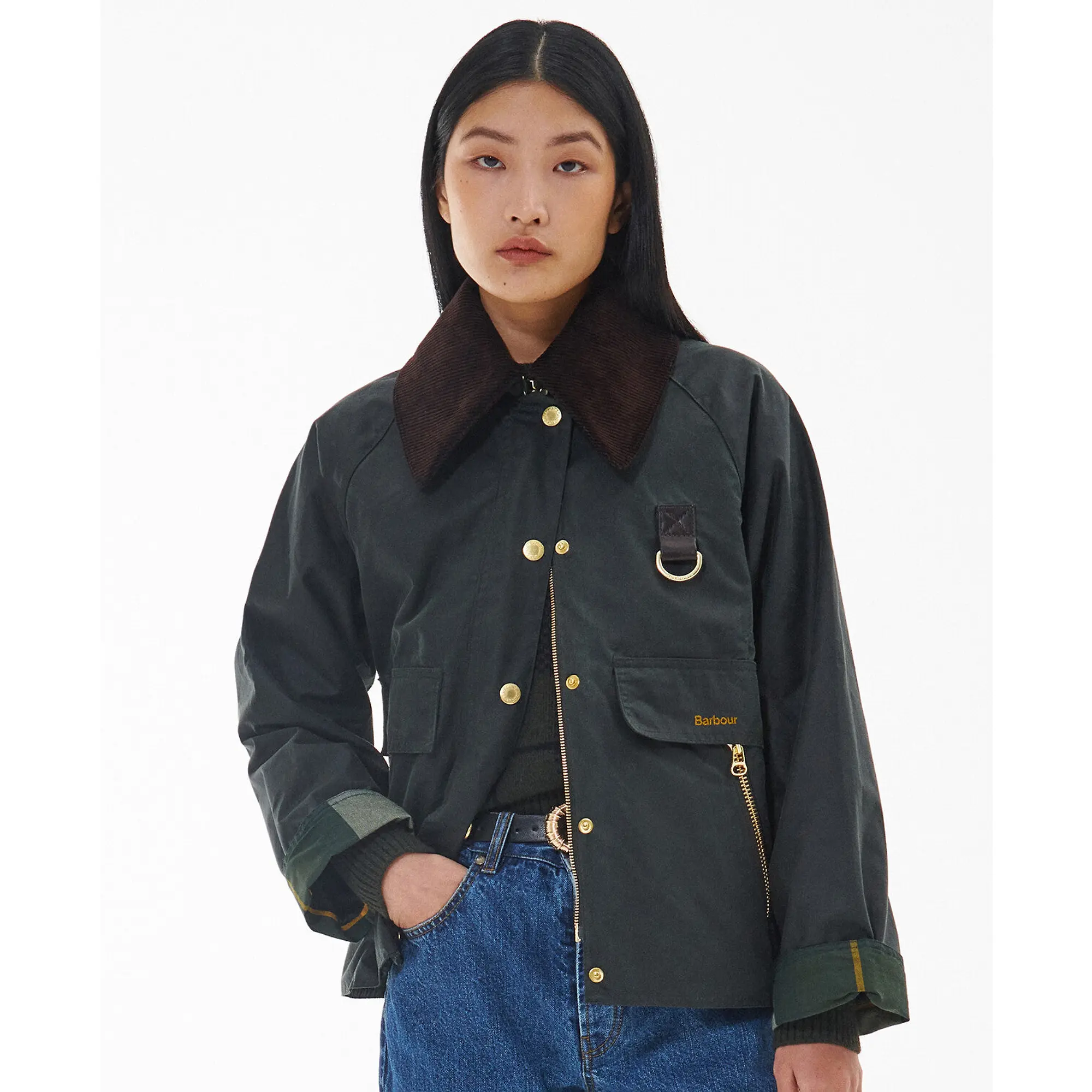 Product image 2 of 8 of Barbour Women's Catton Wax Jacket - Sage/Ancient