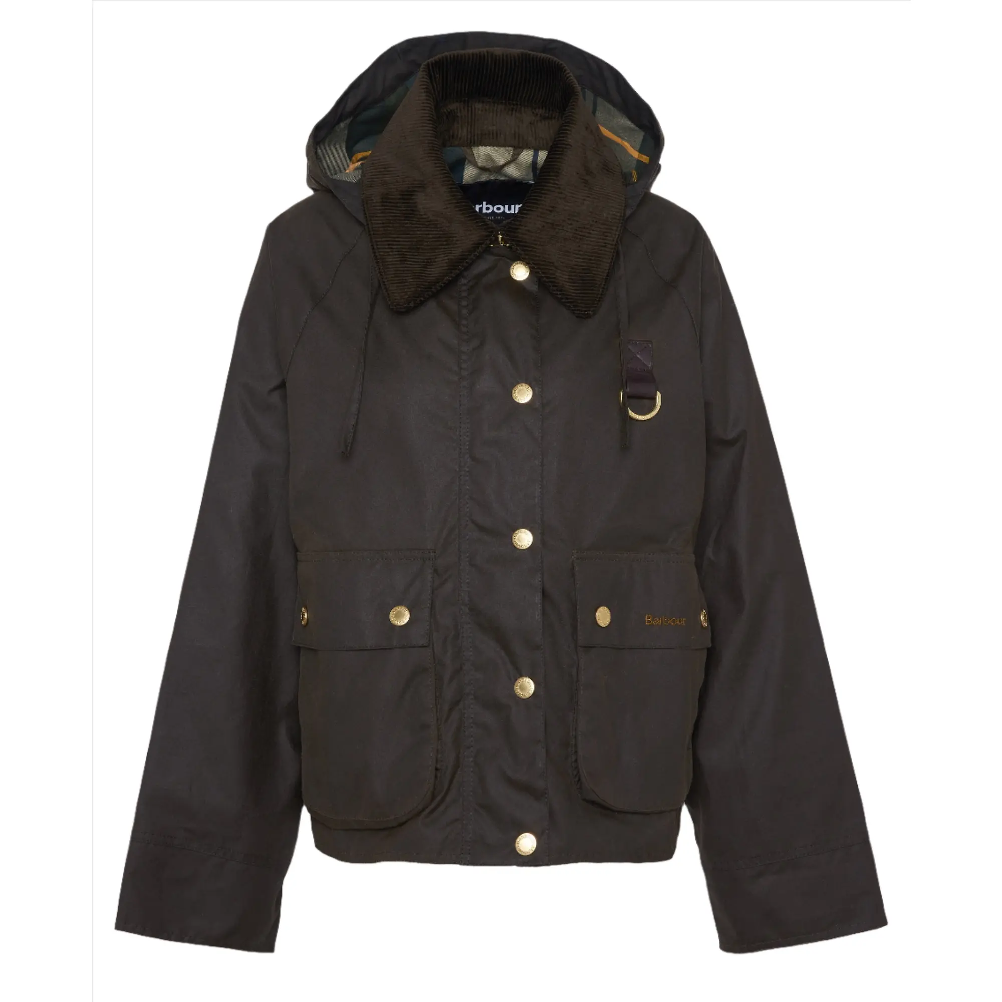 Product image 1 of 7 of Barbour Women's Reighton Spey Wax Jacket - Olive