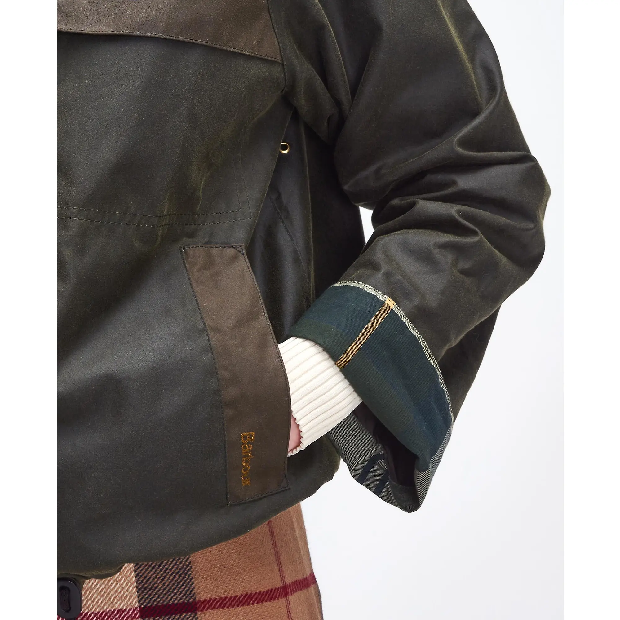 Product image 6 of 6 of Barbour Women's Beauly Wax Jacket - Archive Olive