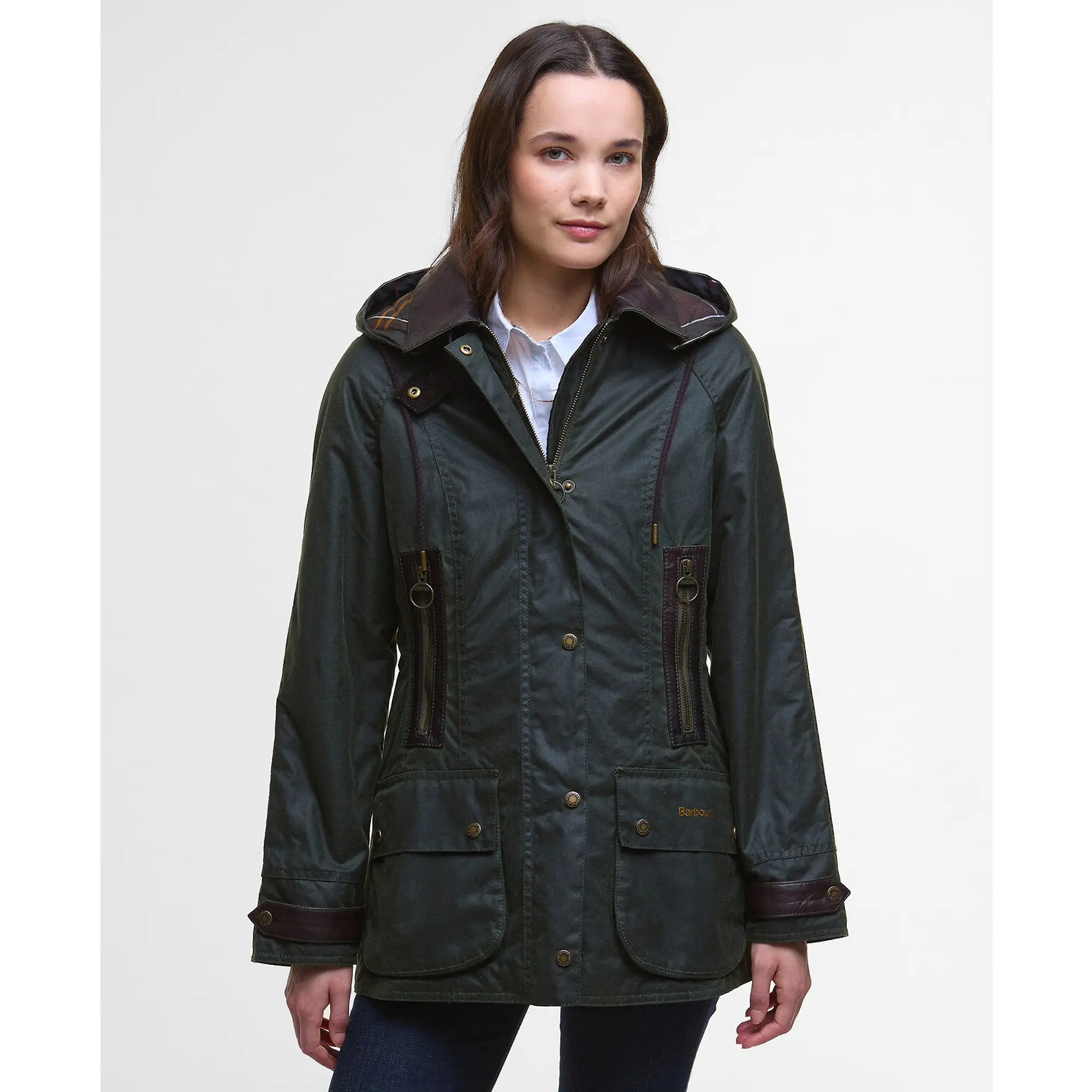 Product image 2 of 11 of Barbour Women's Ivy Wax Jacket - Fern