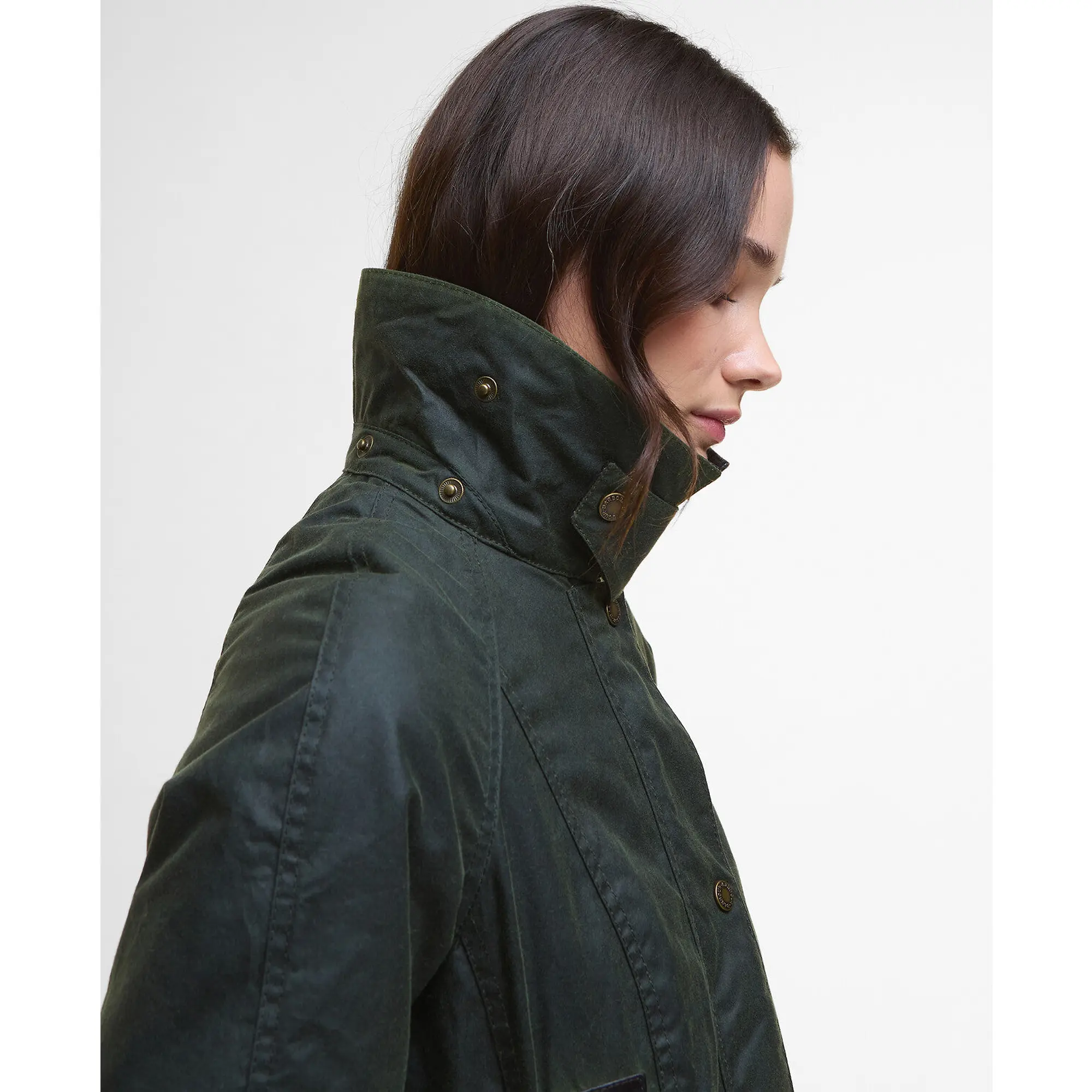 Product image 6 of 11 of Barbour Women's Ivy Wax Jacket - Fern