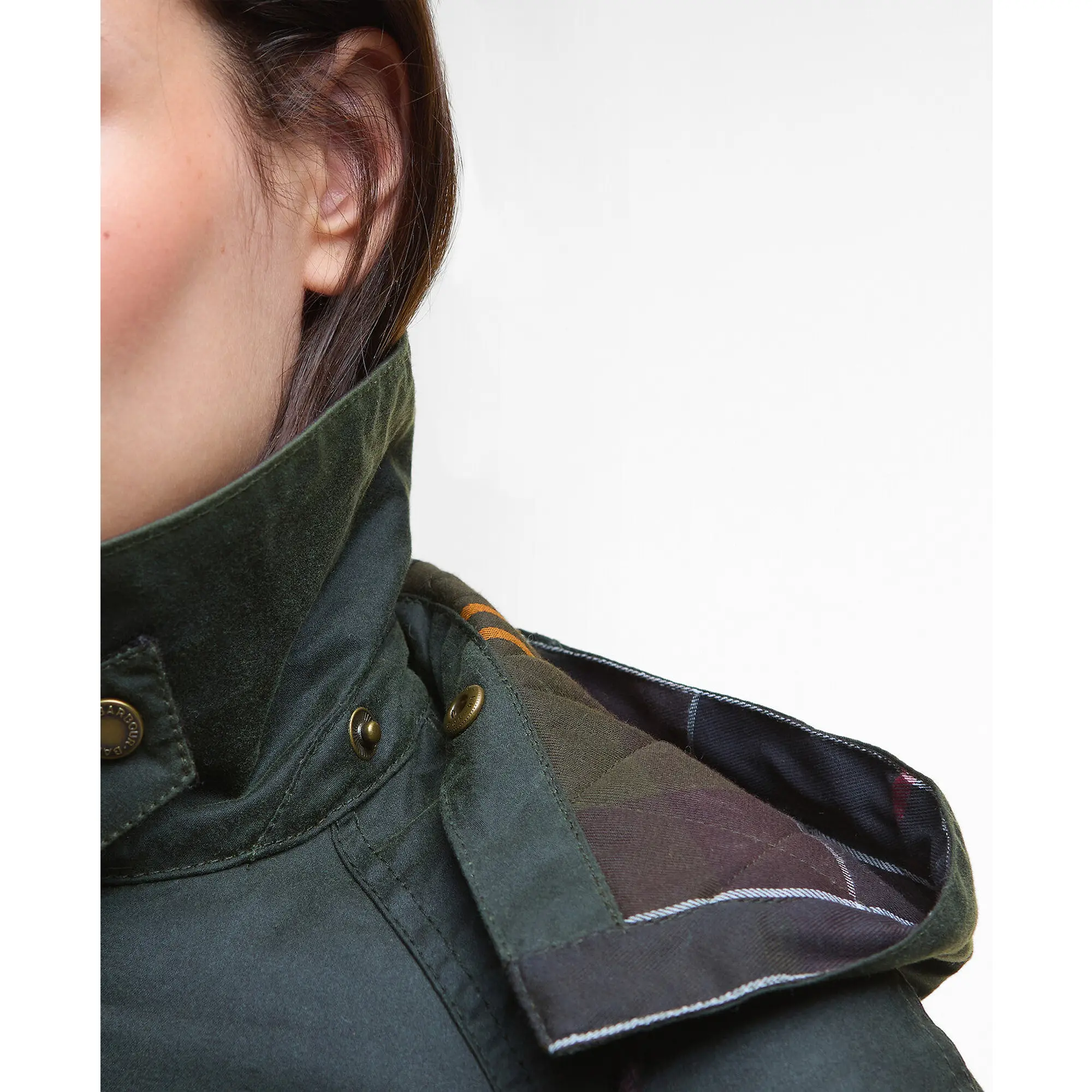 Product image 7 of 11 of Barbour Women's Ivy Wax Jacket - Fern