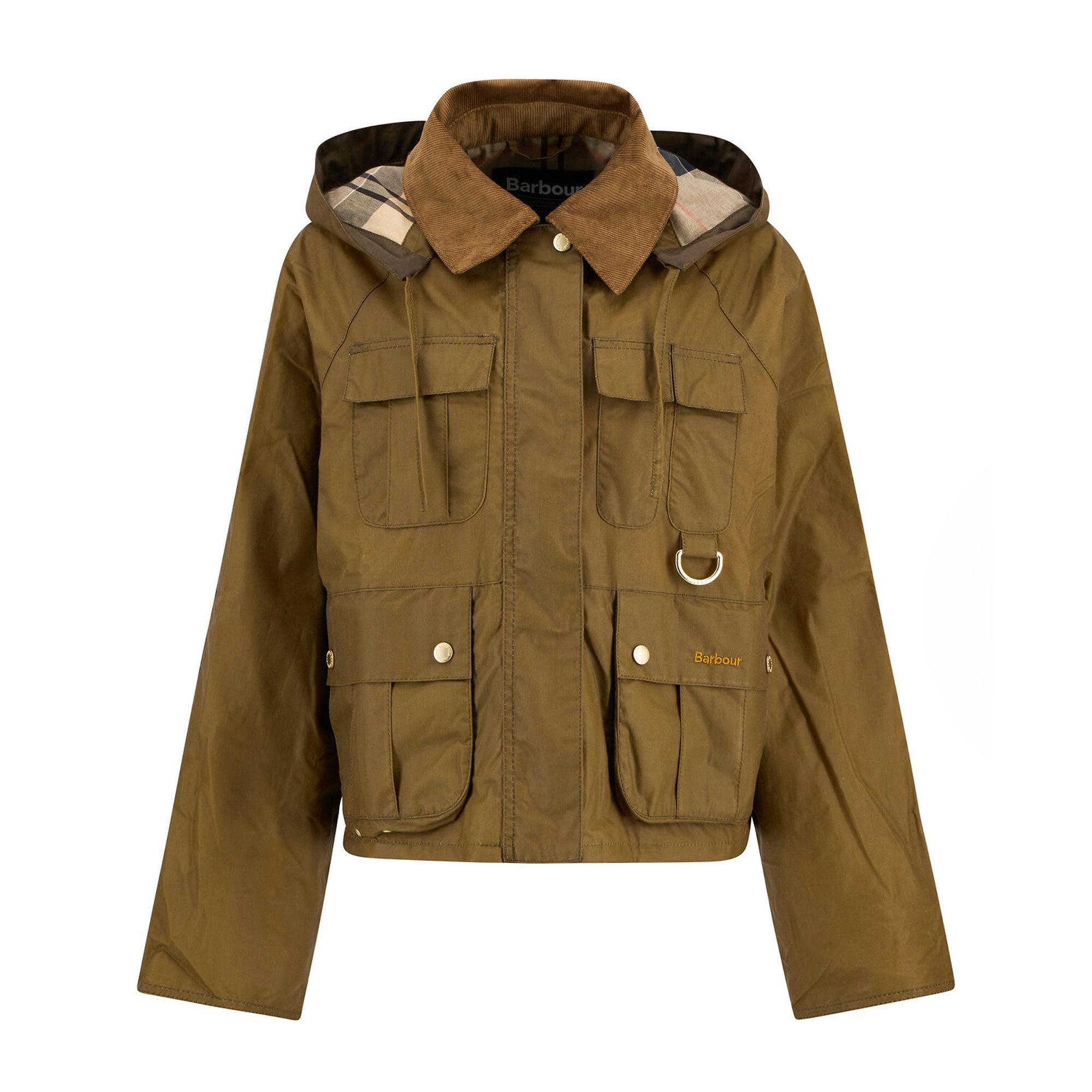 Barbour Women's Liza Wax Jacket - Sand/Dress | British Attire