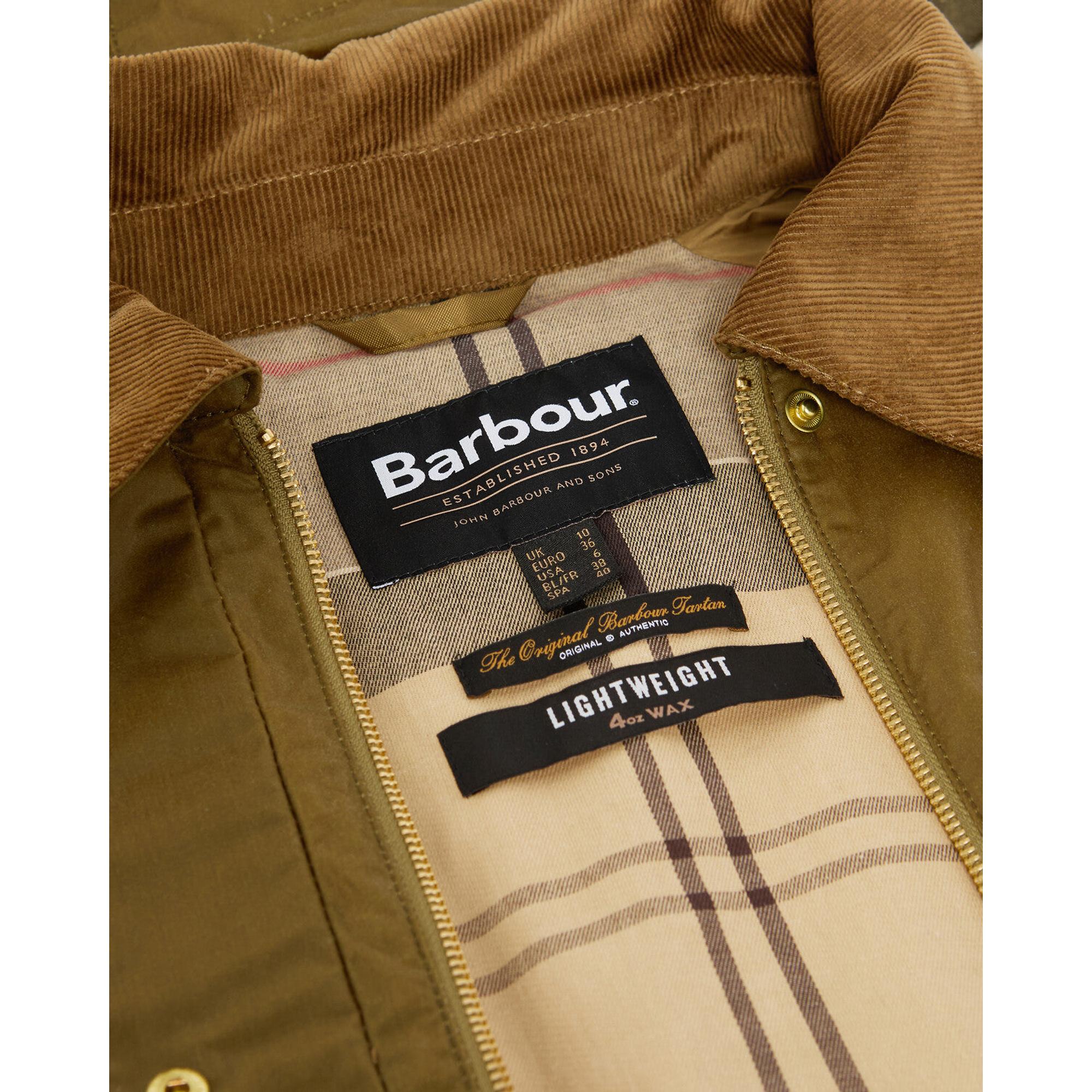 Barbour Women's Liza Wax Jacket - Sand/Dress | British Attire