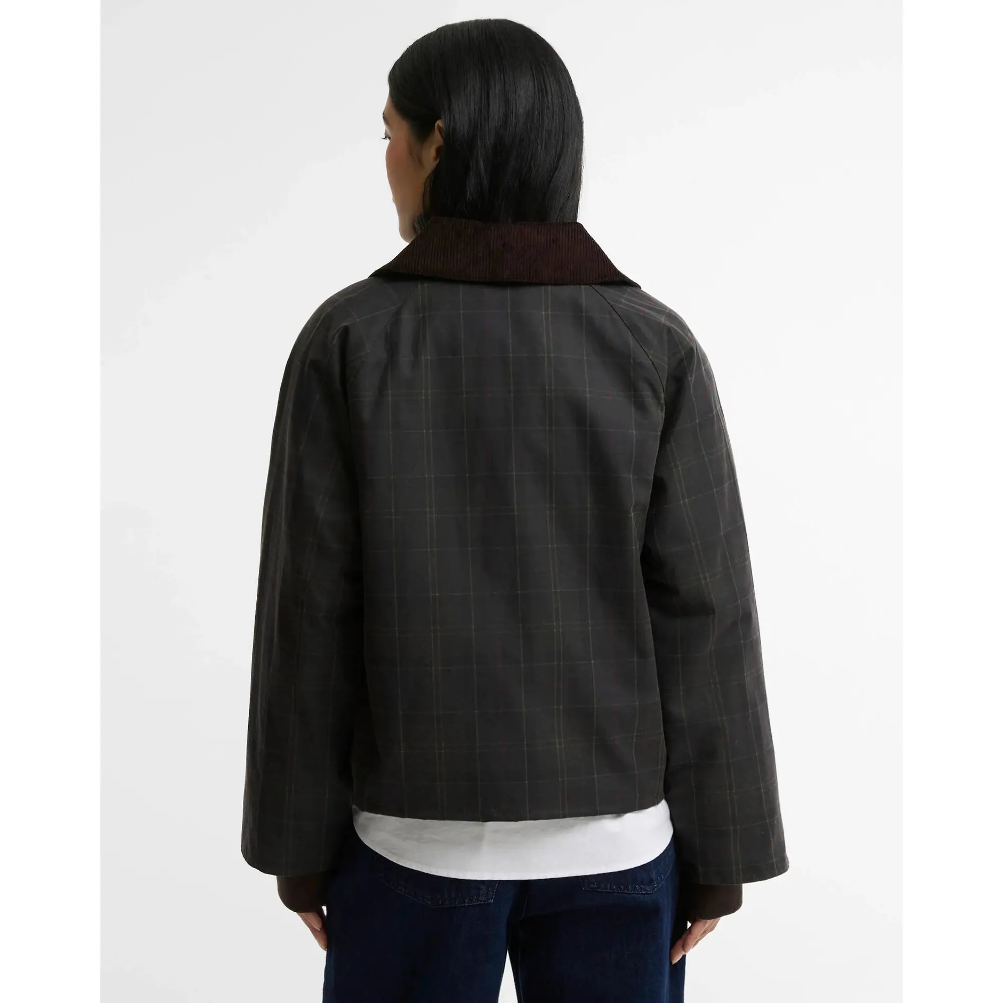 Product image 4 of 6 of Barbour Women's Arlene Checked Waxed Jacket - Classic / Shadow Classic