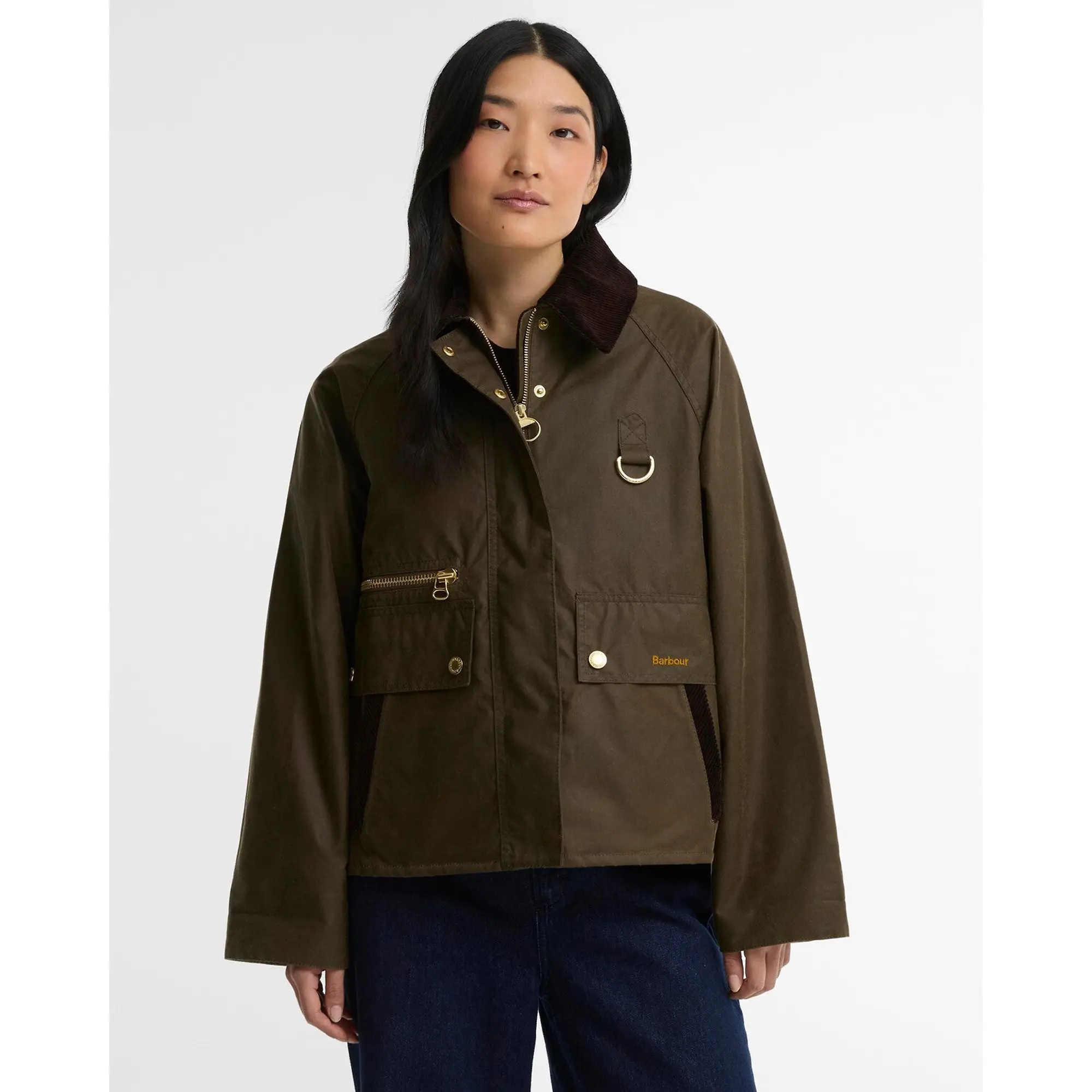 Product image 2 of 6 of Barbour Women's Cottingham Wax Jacket - Beech / Ancient