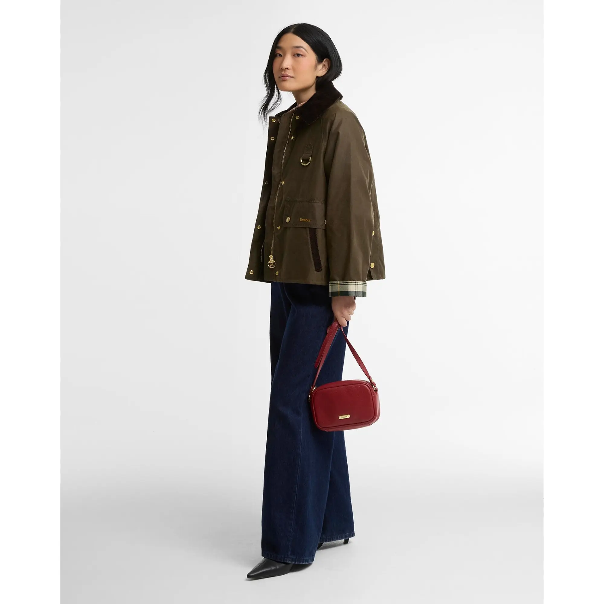Product image 3 of 6 of Barbour Women's Cottingham Wax Jacket - Beech / Ancient