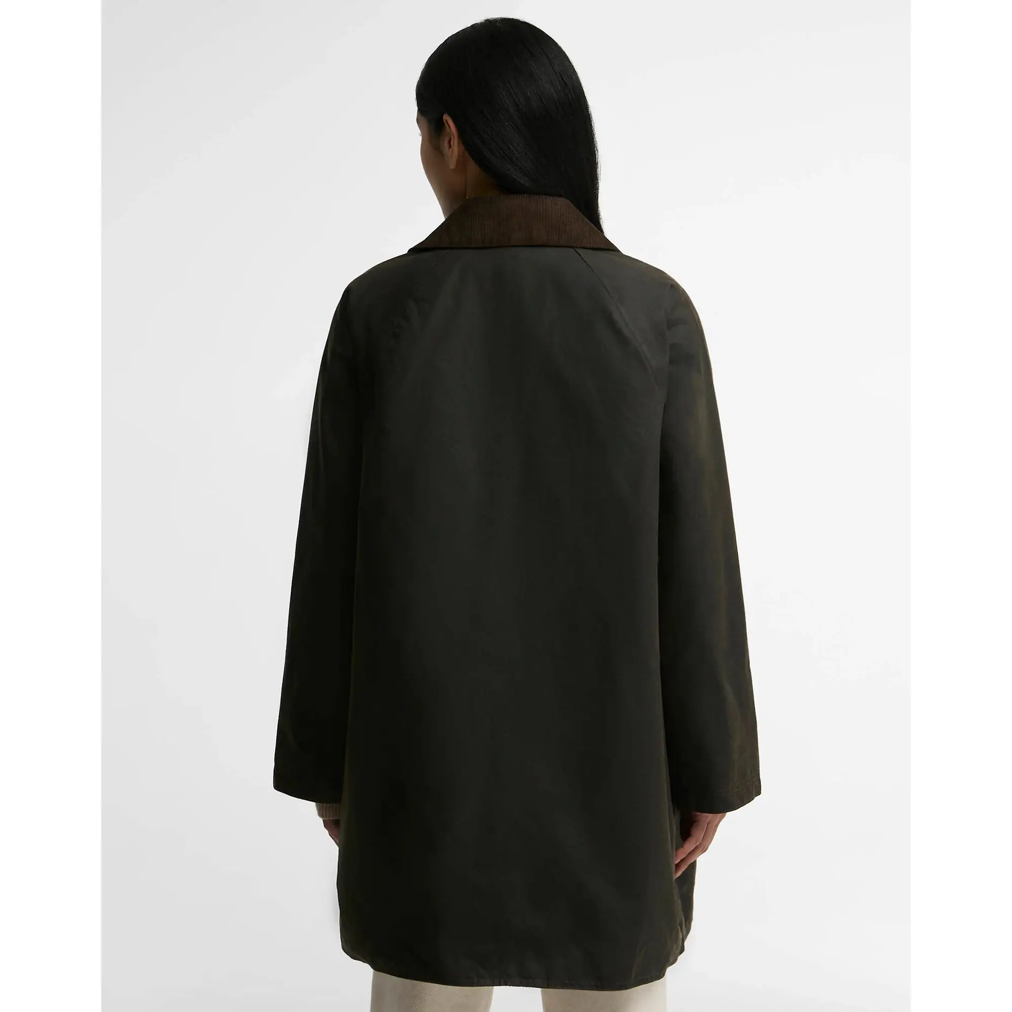 Product image 4 of 7 of Barbour Women's Icons Modern Beaufort Waxed Jacket - Olive / Classic