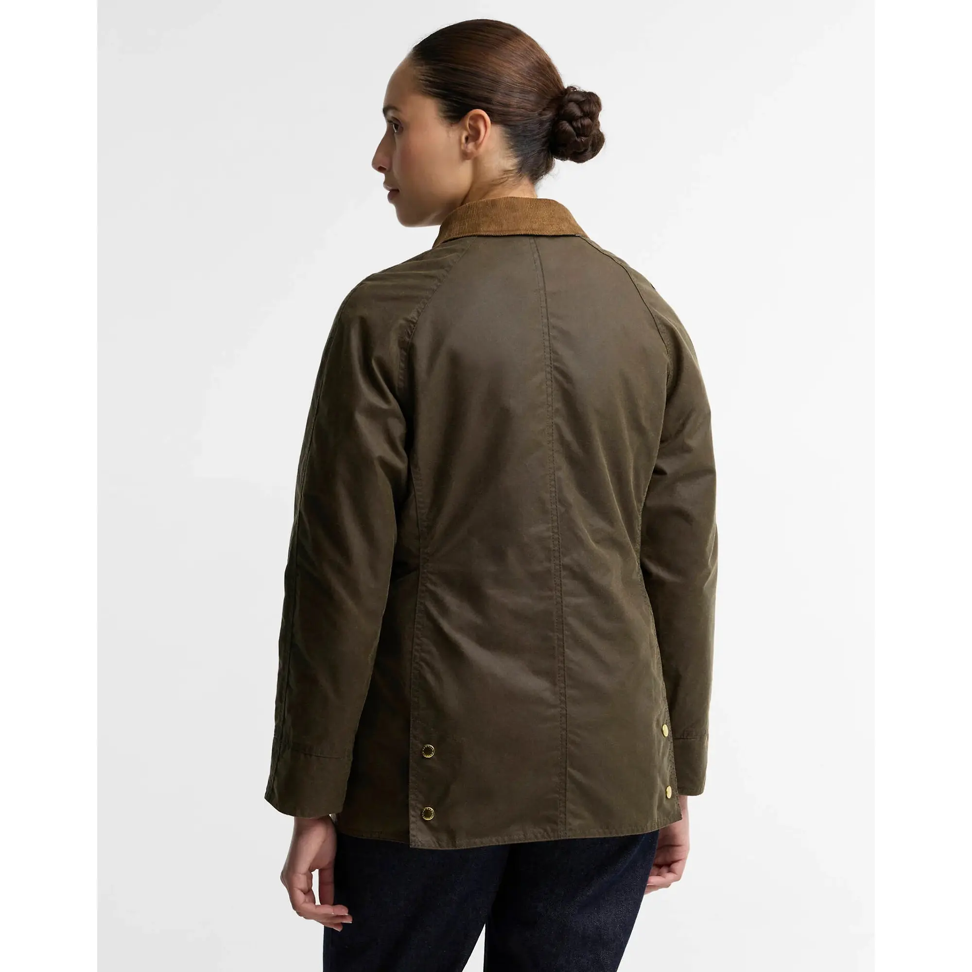 Product image 4 of 7 of Barbour Women's Icons Beadnell Waxed Jacket - Beech / Birchwood