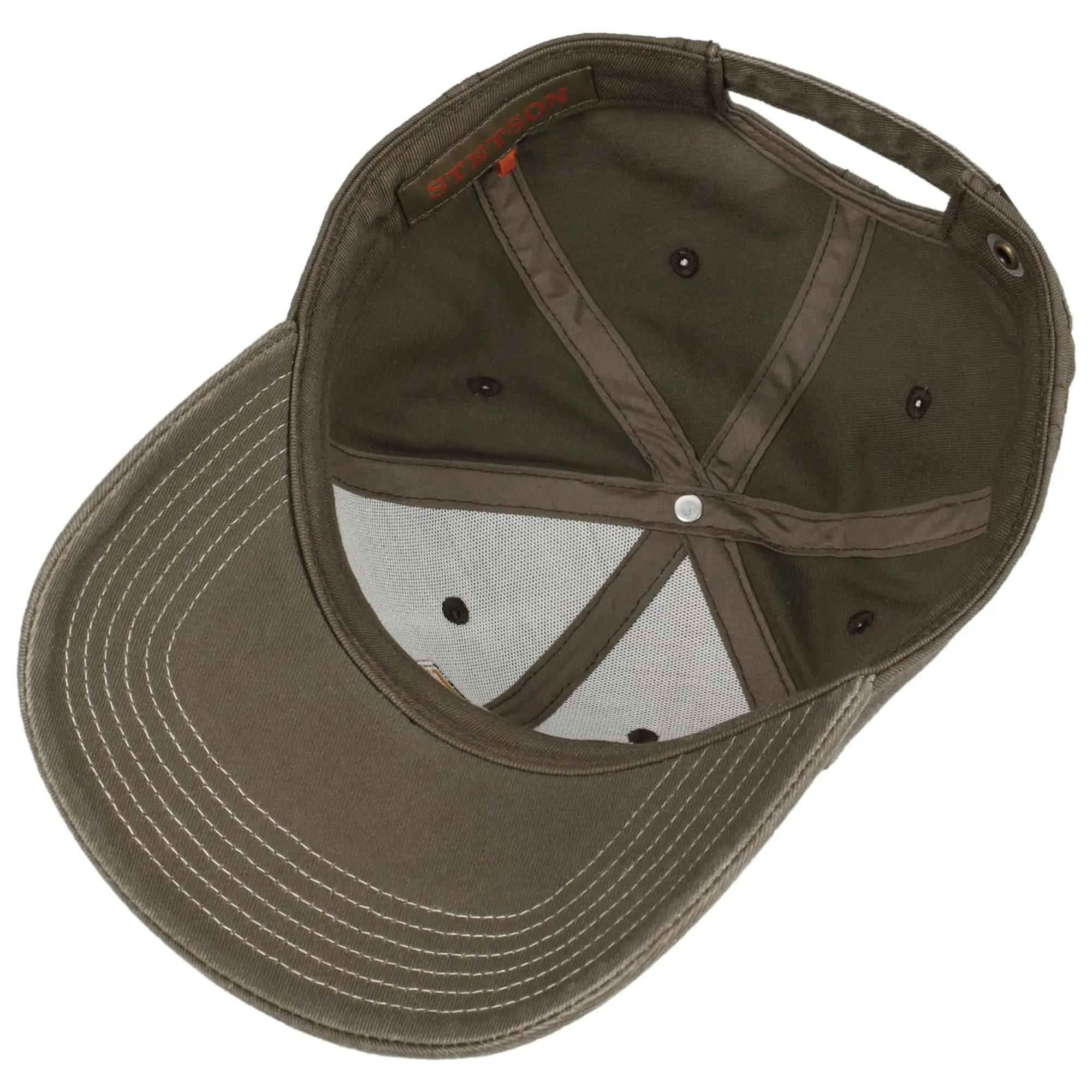 Product image 3 of 6 of Stetson Lenloy Cotton Baseball Cap - Olive