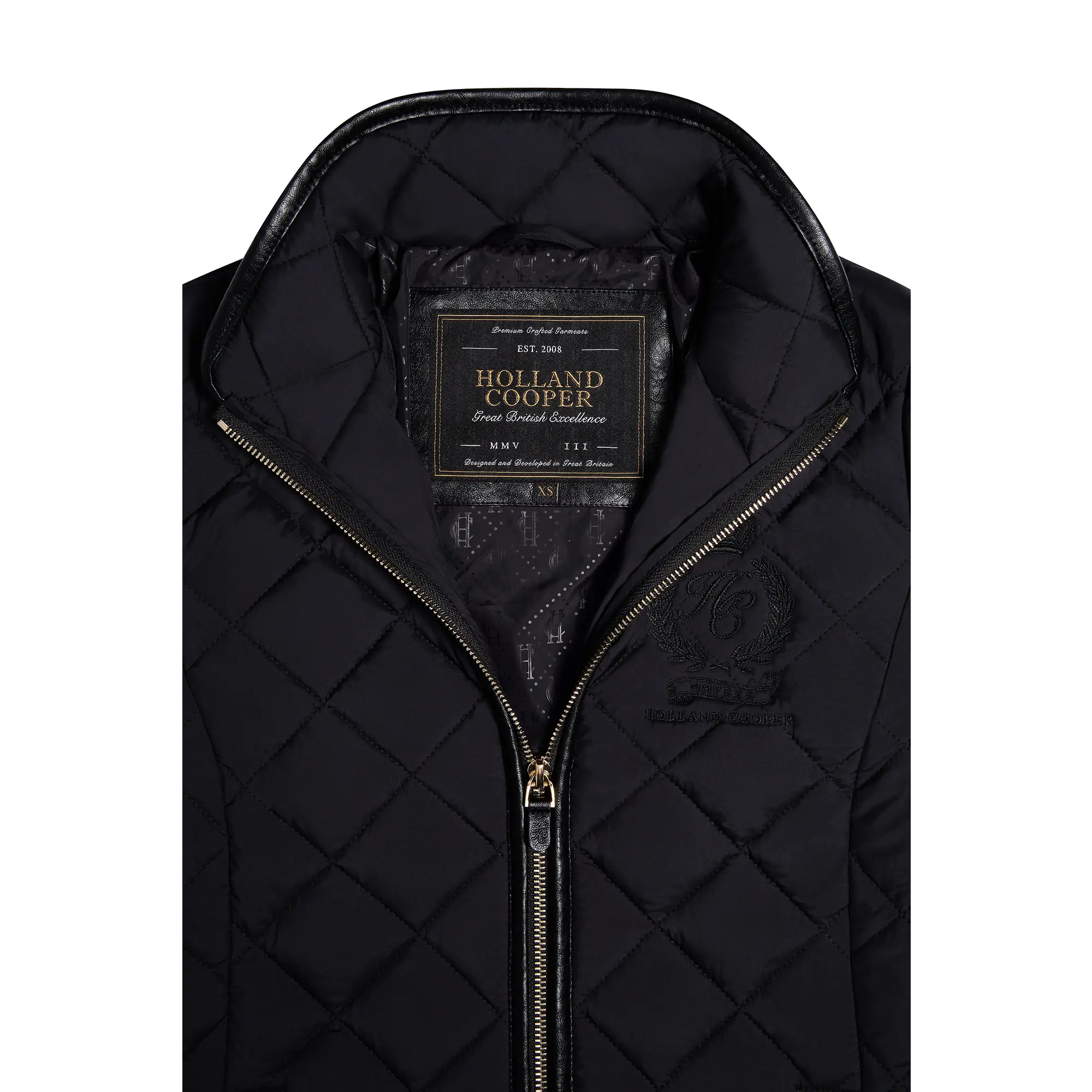 Product image 8 of 10 of Holland Cooper Women's Lightweight Country Jacket - Black