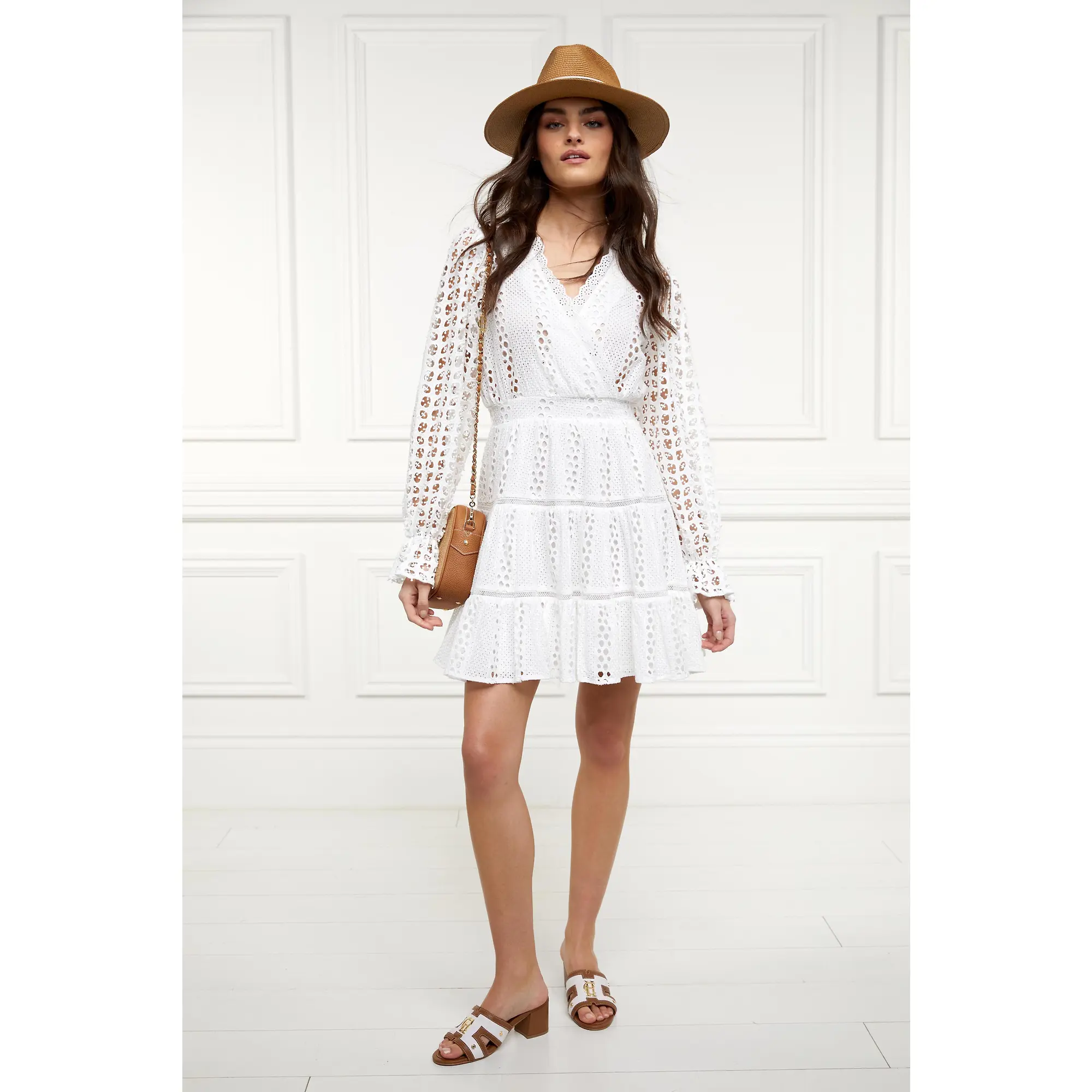 Product image 6 of 12 of Holland Cooper Women's Francesca Hat - Camel Black