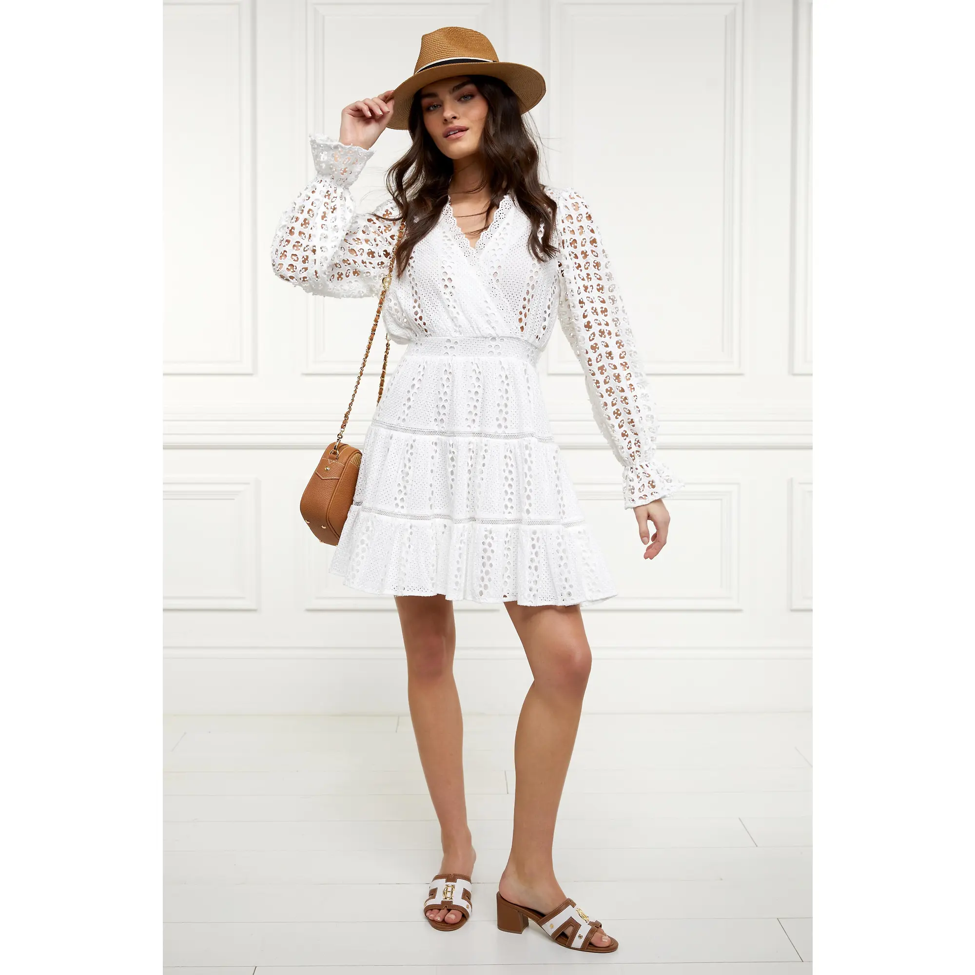 Product image 8 of 12 of Holland Cooper Women's Francesca Hat - Camel Black