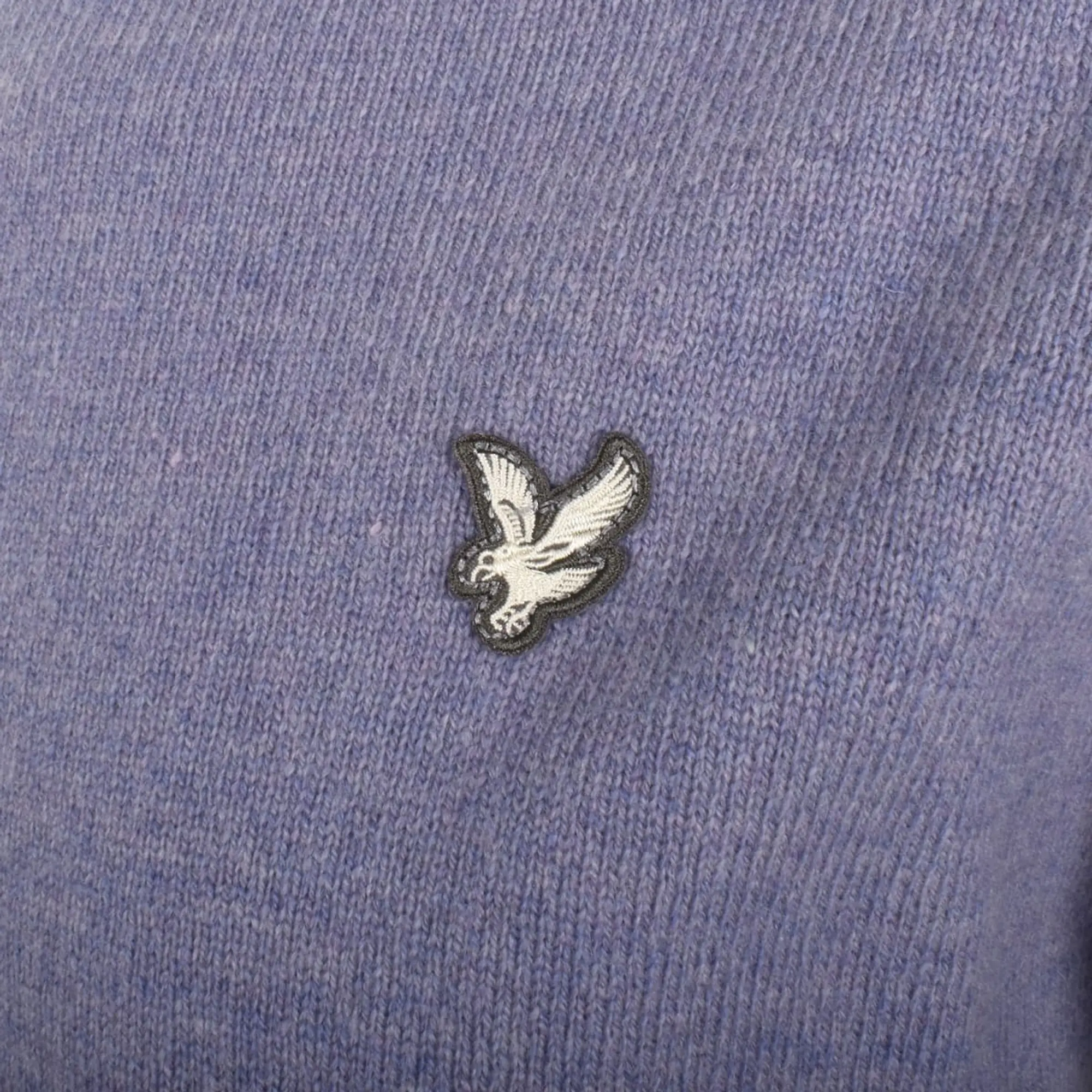 Product image 2 of 2 of Lyle & Scott Men's Premium Lambswool Crew Neck Jumper - Factory Blue
