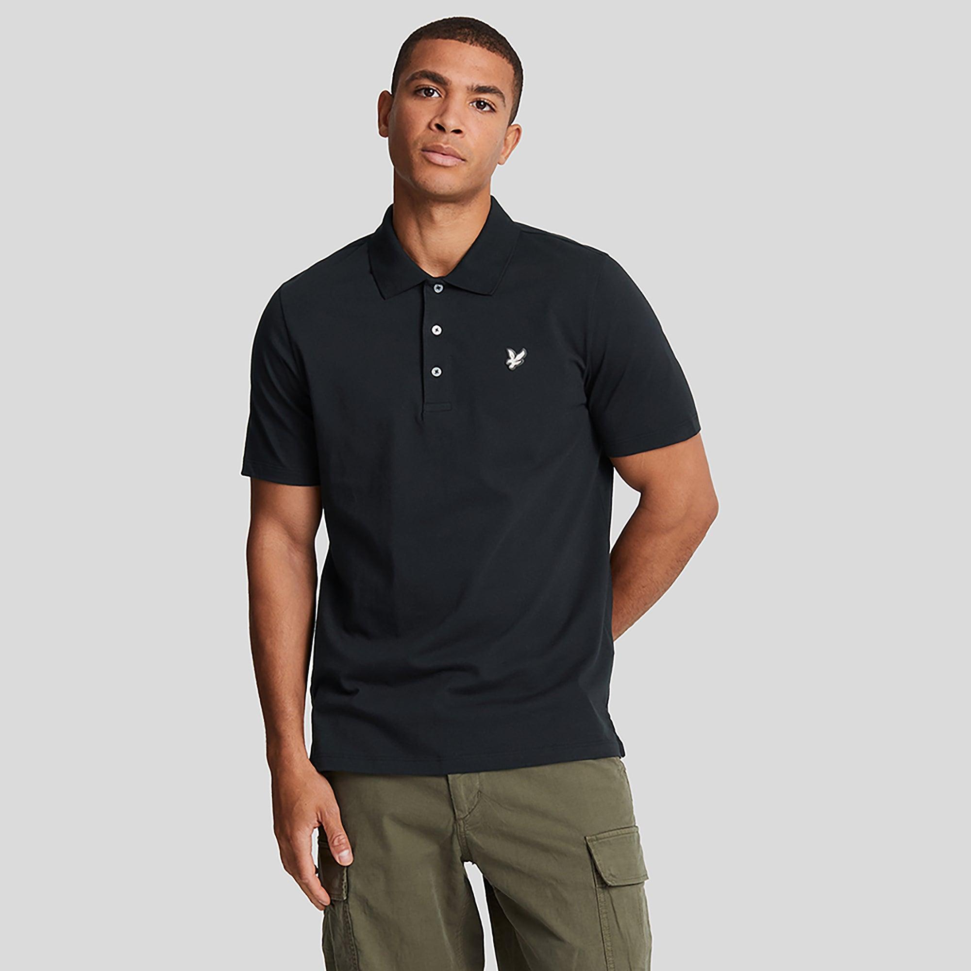 Lyle & Scott Men's Cotton Polo Shirt - Lacquer | British Attire