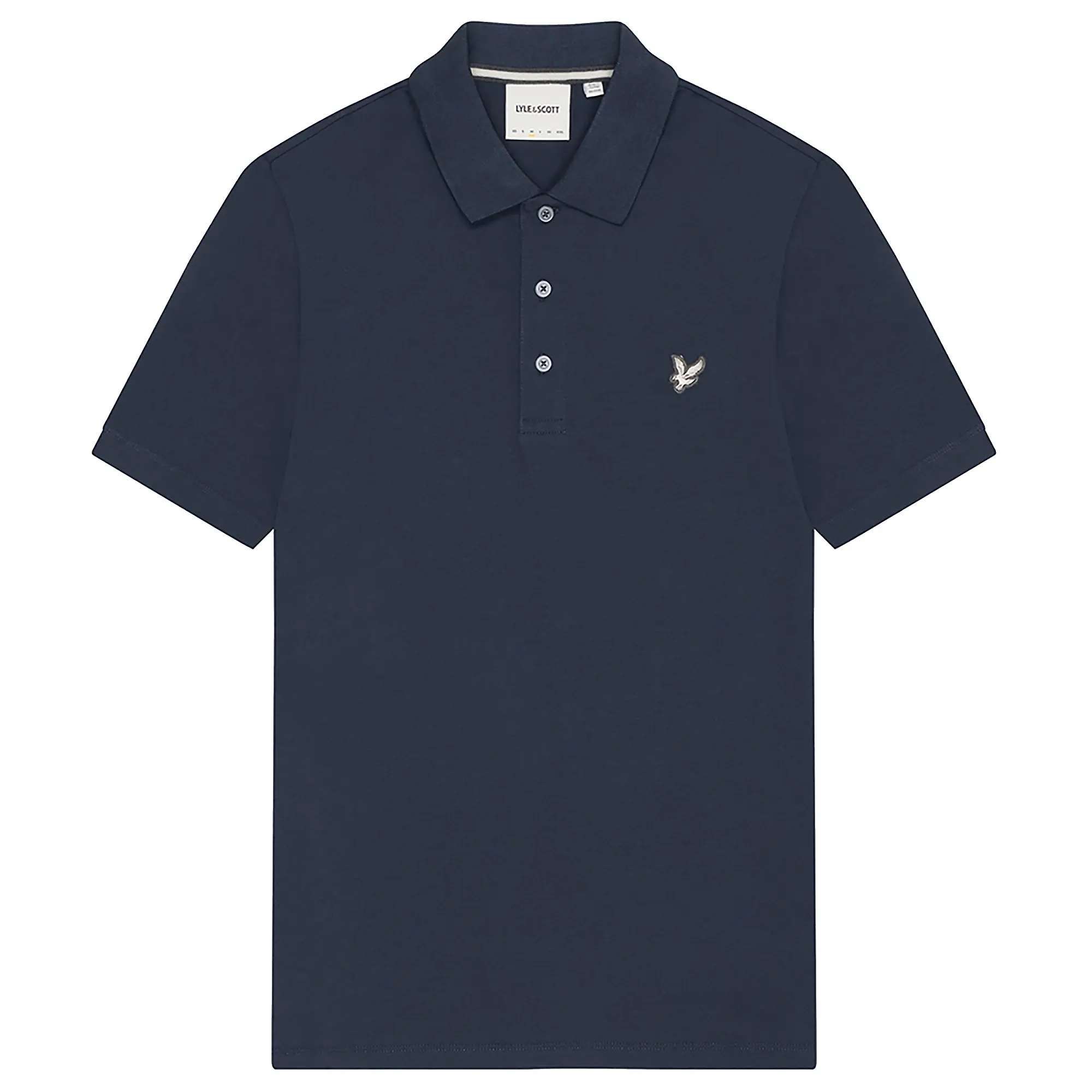Product image 1 of 5 of Lyle & Scott Men's Cotton Polo Shirt - Midnight Navy