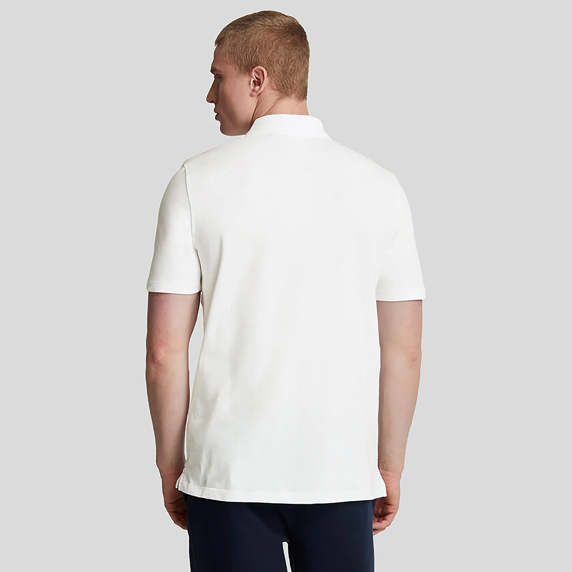 Product image 4 of 5 of Lyle & Scott Men's Cotton Polo Shirt - White