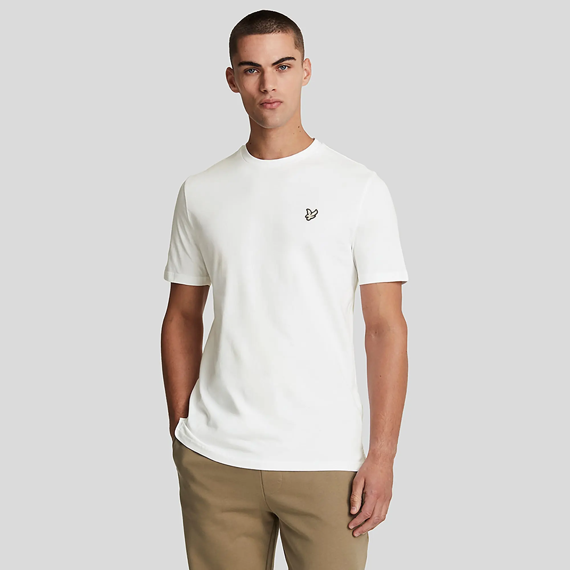Product image 2 of 5 of Lyle & Scott Men's Premium Cotton Crewneck T-Shirt - White