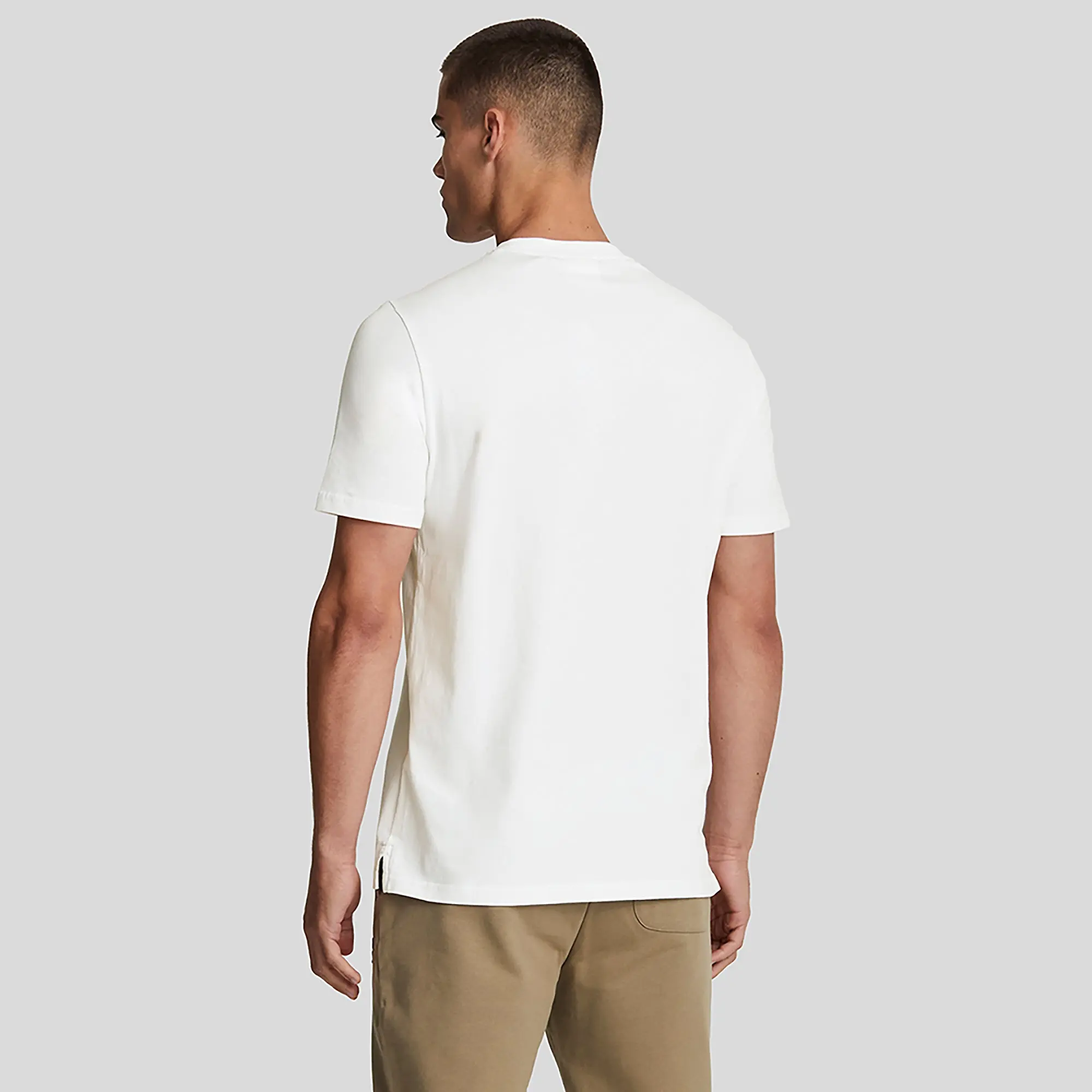 Product image 4 of 5 of Lyle & Scott Men's Premium Cotton Crewneck T-Shirt - White
