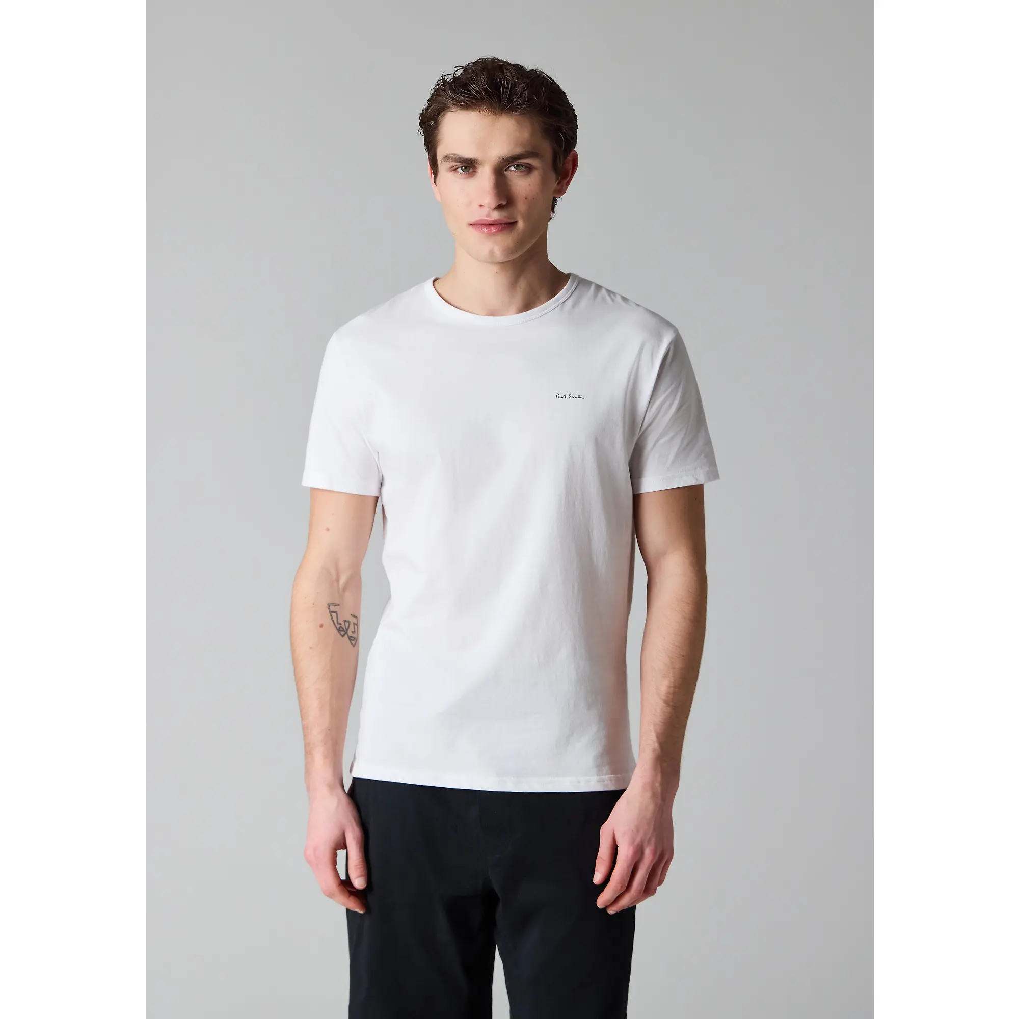 Product image 5 of 13 of Paul Smith Men's Organic Cotton Logo 3 Pack Lounge T-Shirts - Mixed