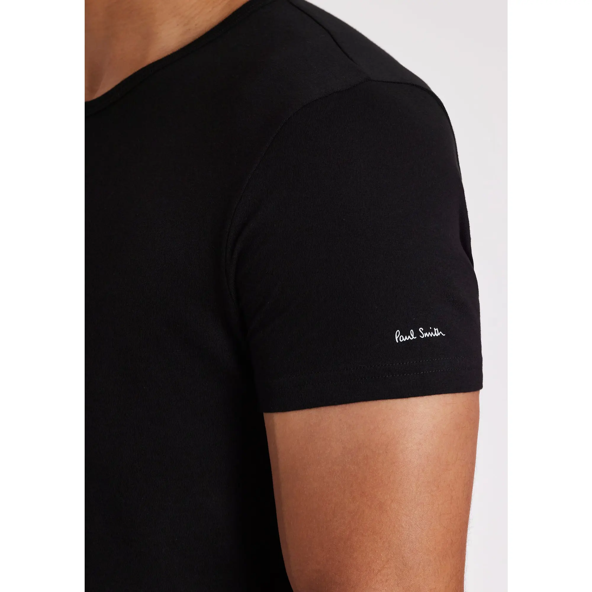 Product image 6 of 13 of Paul Smith Men's Organic Cotton Logo 3 Pack Lounge T-Shirts - Mixed