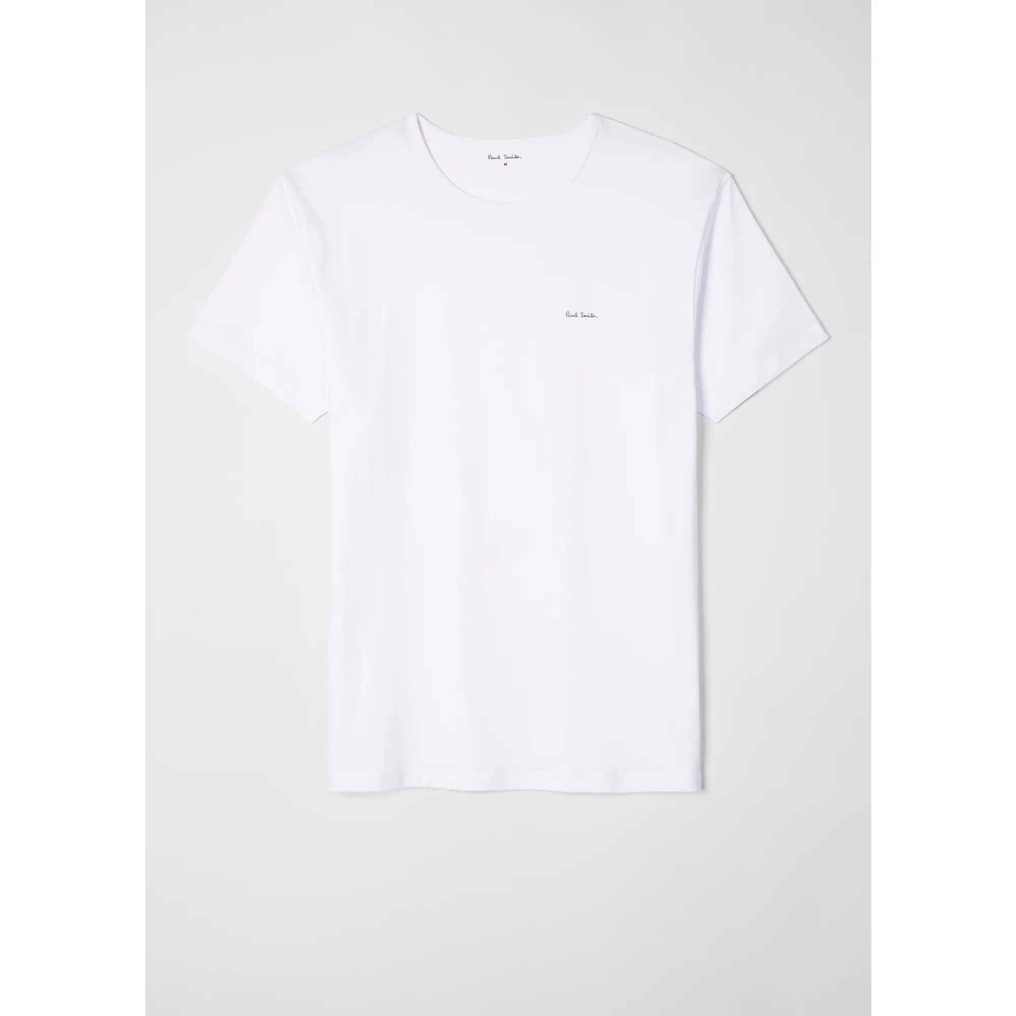 Product image 6 of 7 of Paul Smith Men's Organic Cotton Logo 3 Pack Lounge T-Shirts - White/Sky Blue/Black