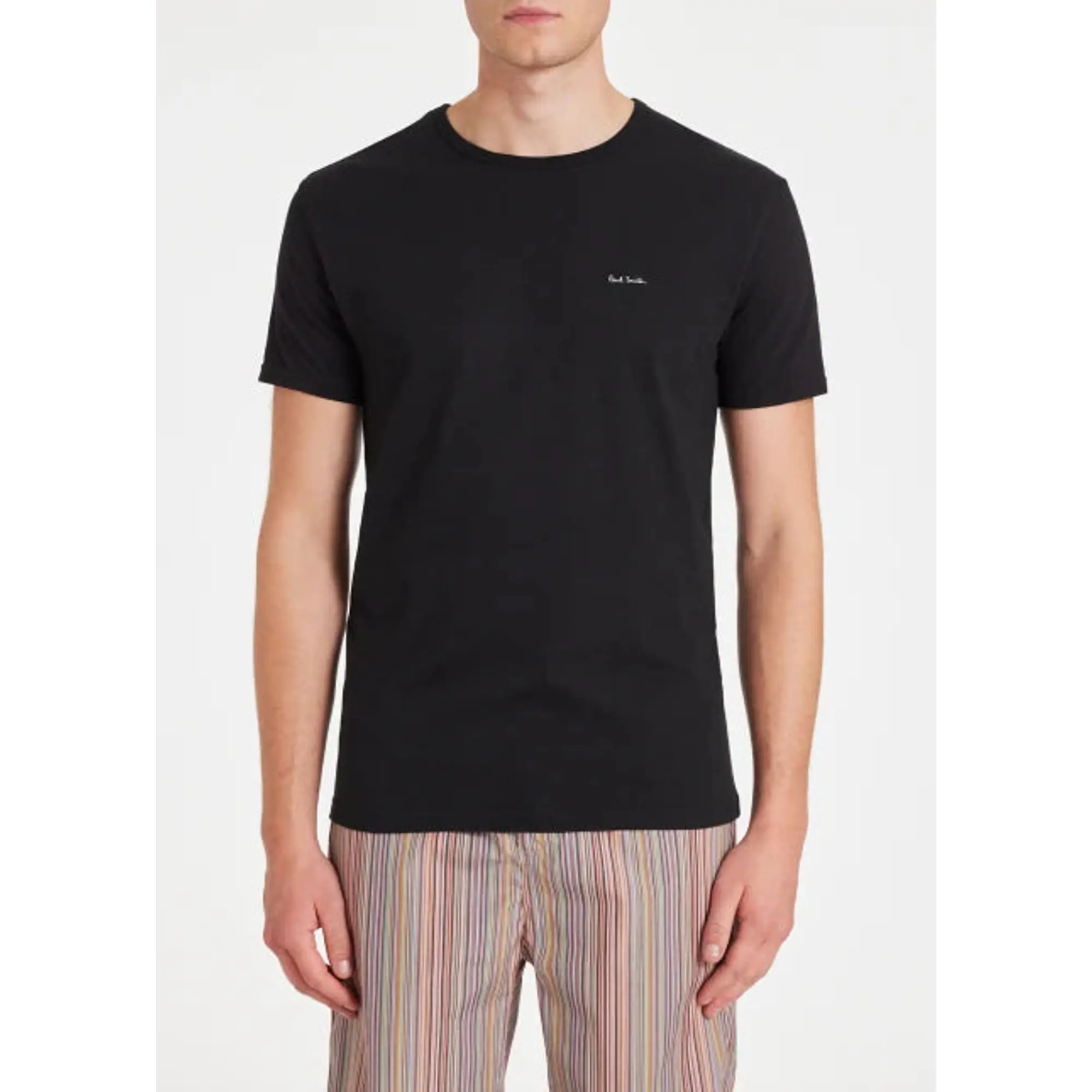 Product image 2 of 14 of Paul Smith Men's Organic Cotton Logo 5 Pack Lounge T-Shirts - Mixed