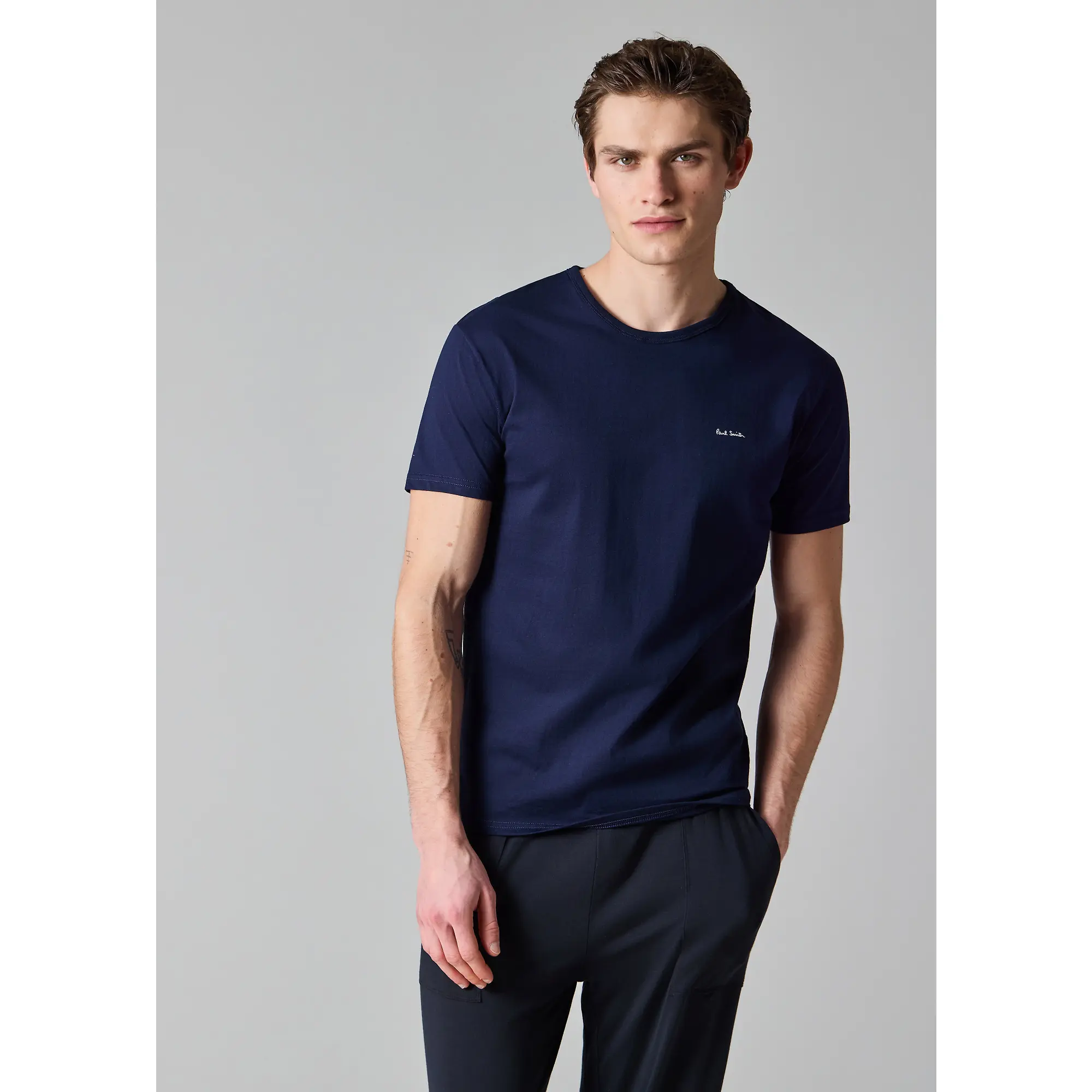 Product image 4 of 12 of Paul Smith Men's Logo Lounge T-Shirts - 3 Pack - Multicolour