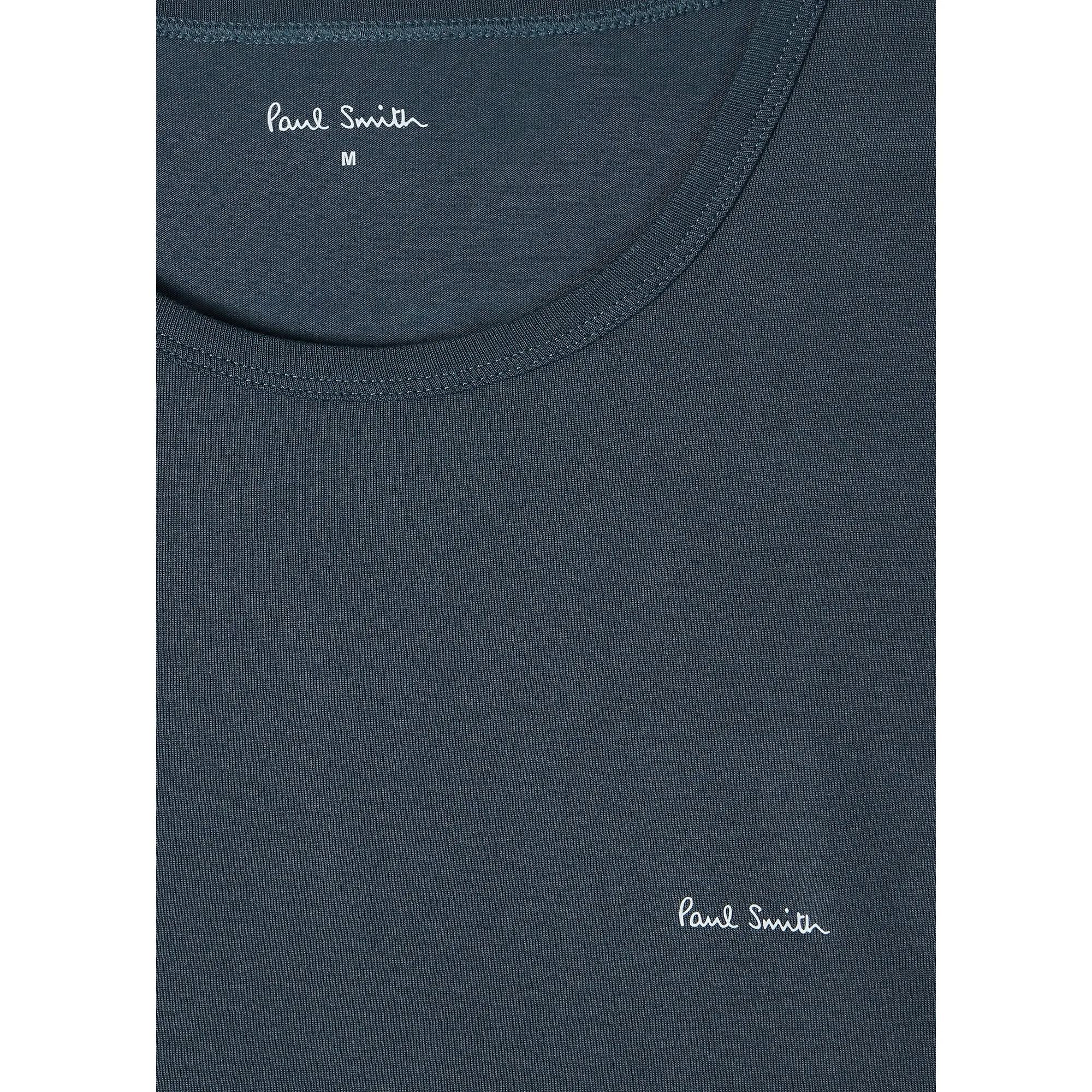 Product image 3 of 7 of Paul Smith Men's Organic Cotton Logo 3 Pack Lounge T-Shirts - Mixed