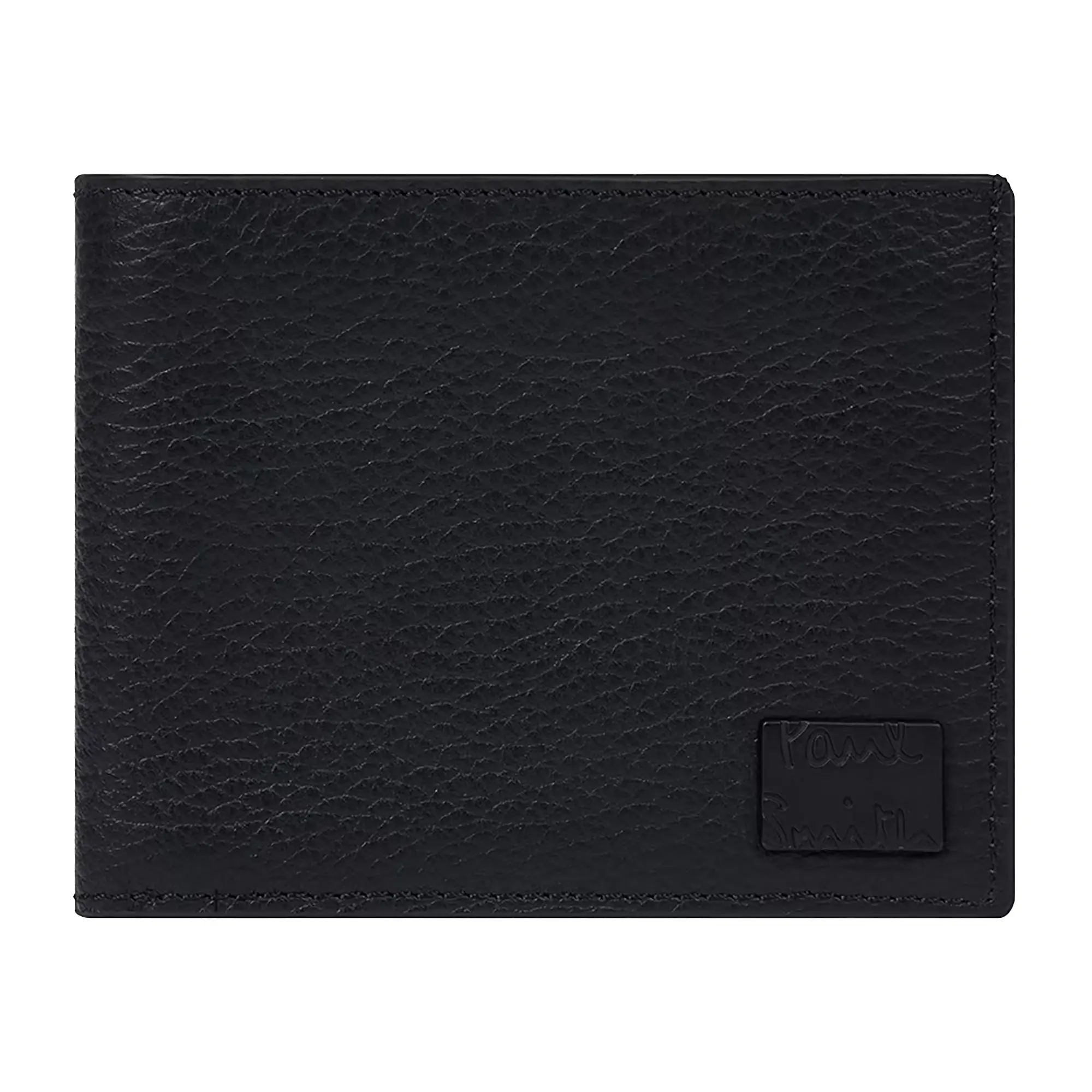 Product image 1 of 3 of Paul Smith Men's Grained Leather Compact Billfold Wallet - Black