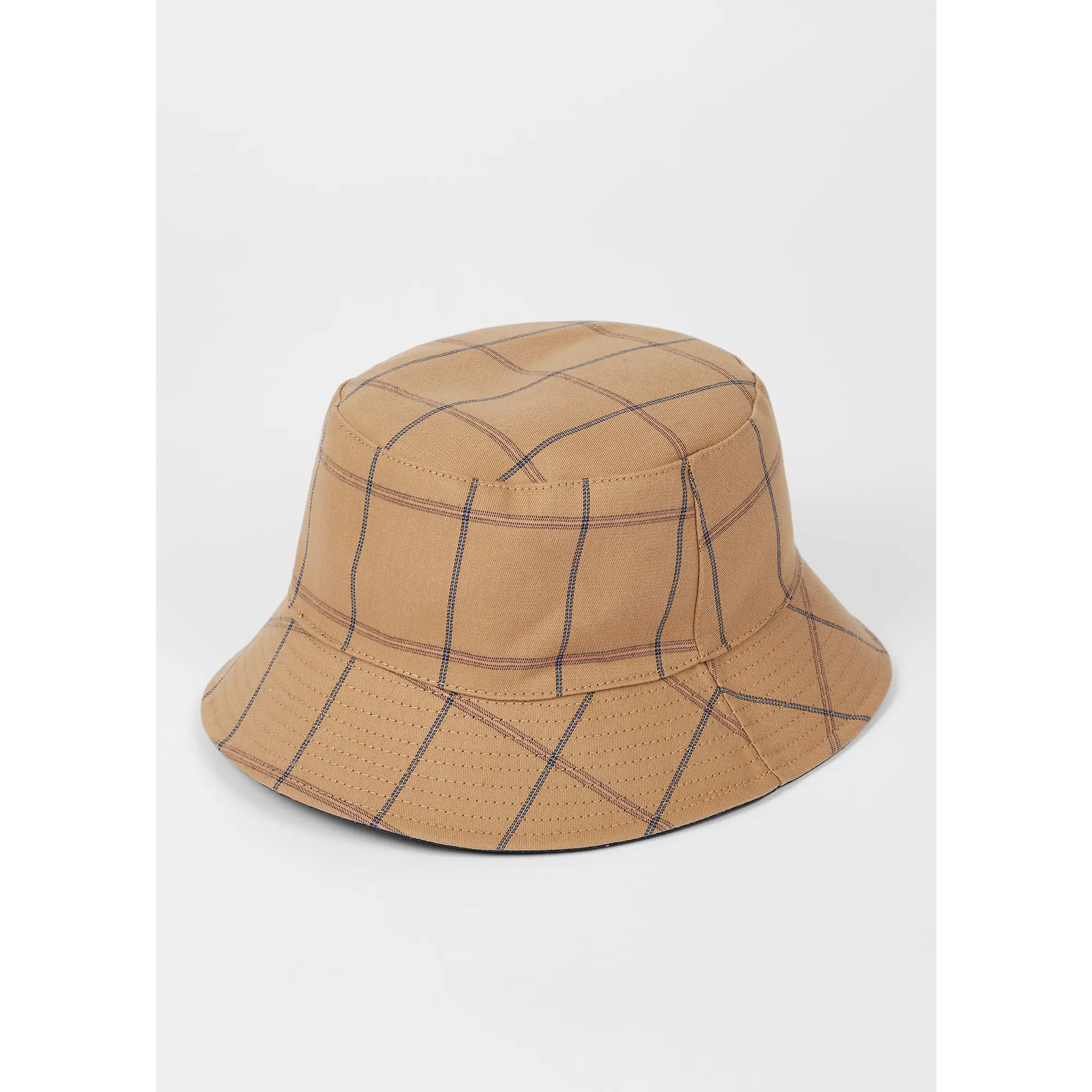 Product image 3 of 6 of Paul Smith Men's Reversible Cotton-Nylon Bucket Hat - Navy/Beige