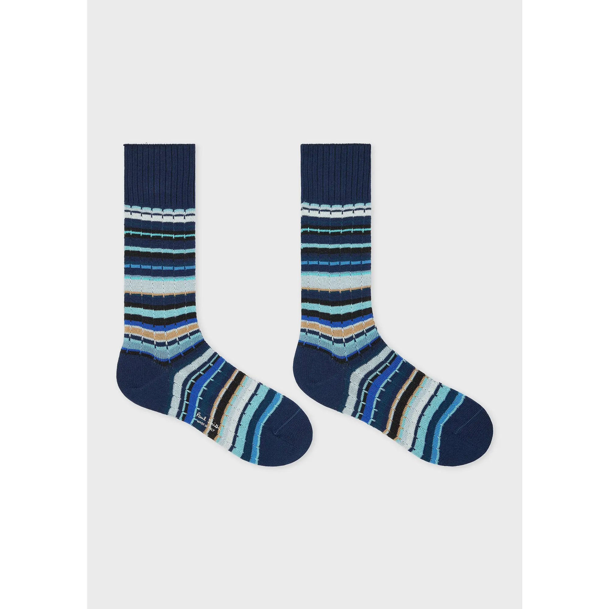Product image 3 of 4 of Paul Smith Men's 3 Pack Cable Signature Socks - Multicolour