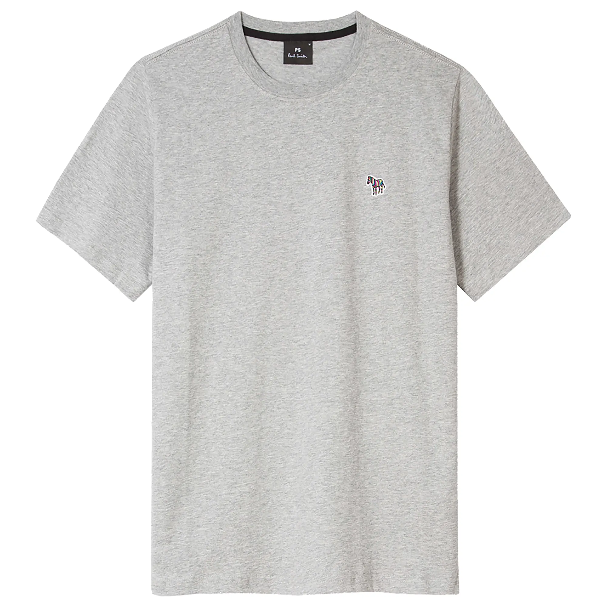 Product image 1 of 5 of PS By Paul Smith Men's Cotton Zebra Logo T-Shirt - Grey Melange
