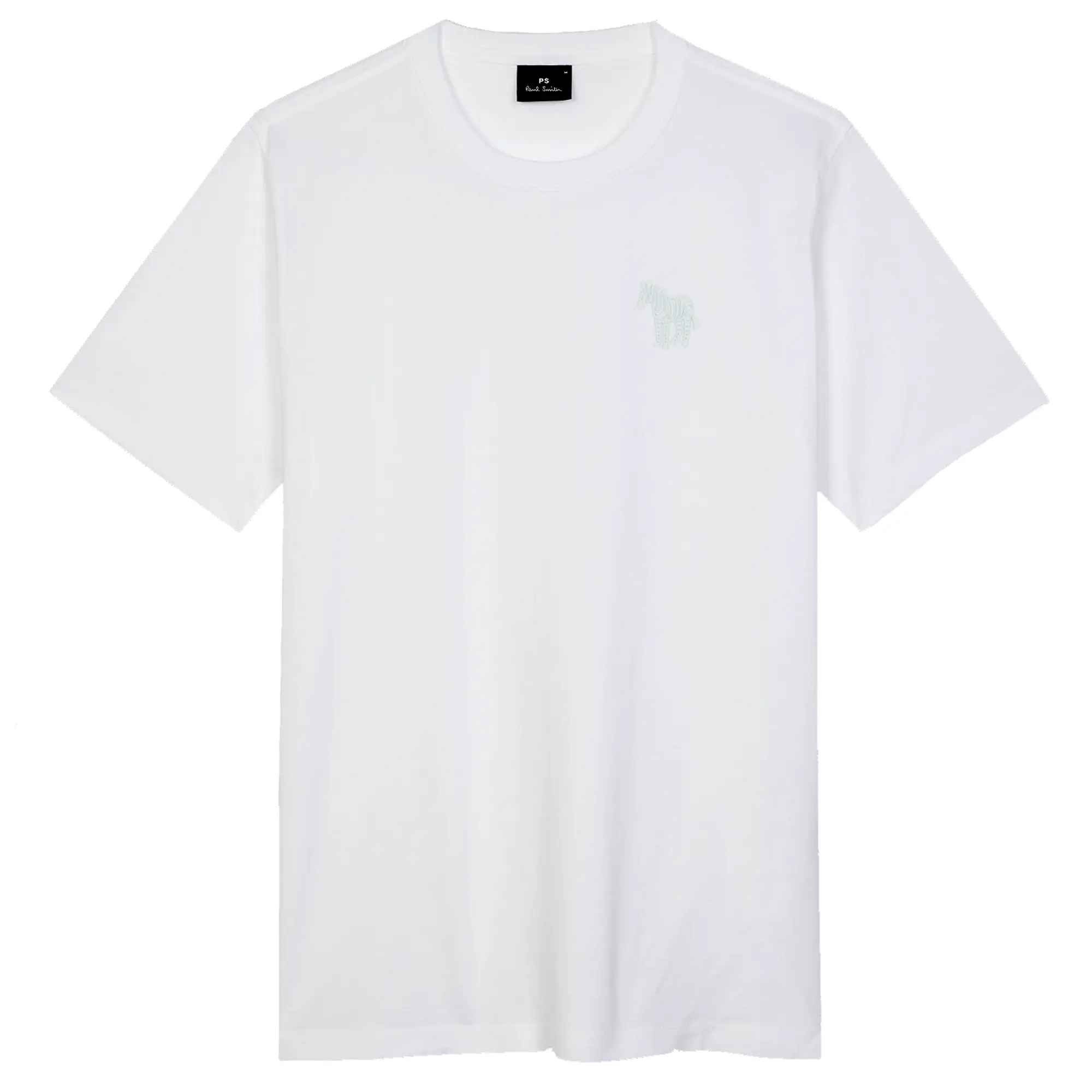 Product image 1 of 5 of Paul Smith Men's Regular Fit Zebra T-Shirt - White