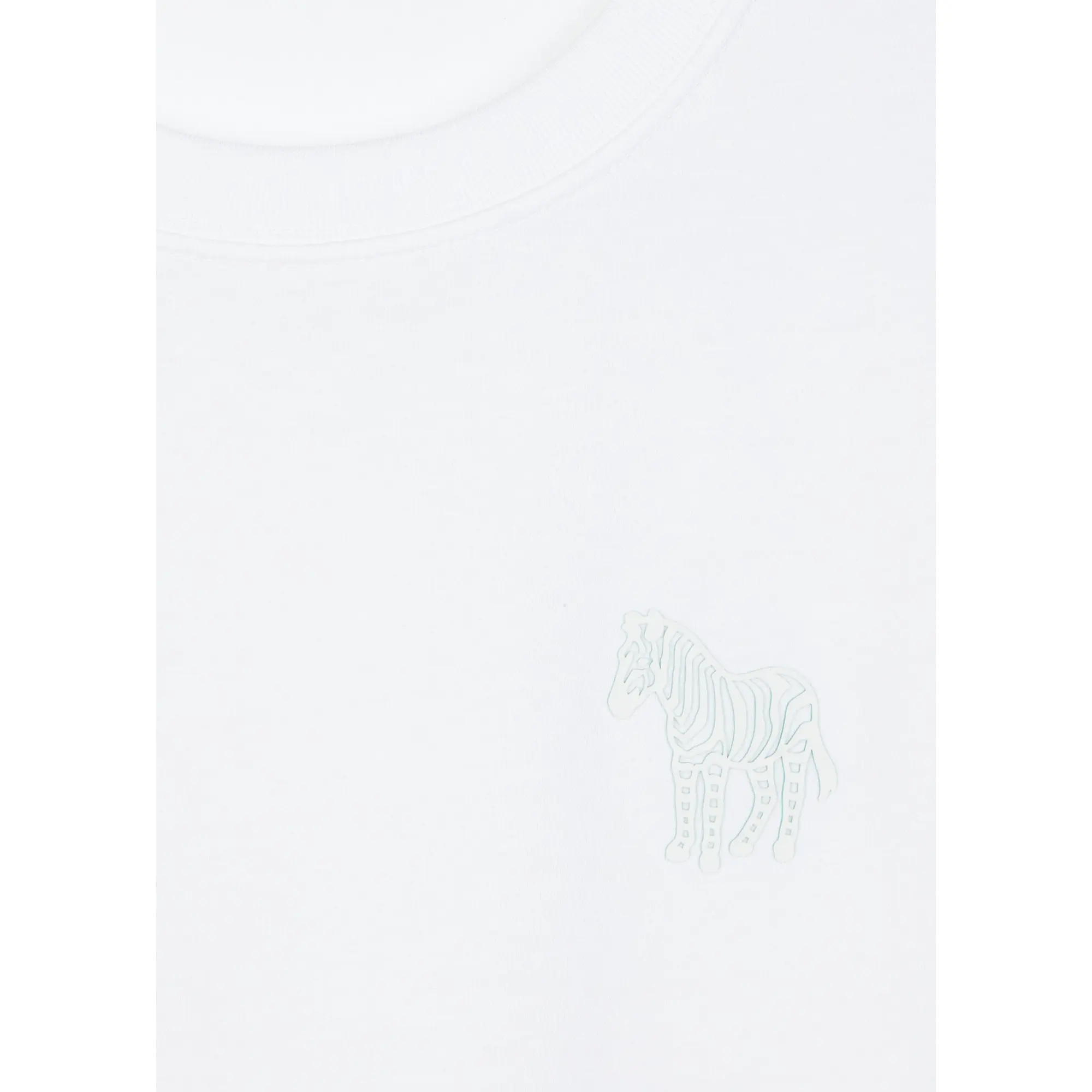 Product image 5 of 5 of Paul Smith Men's Regular Fit Zebra T-Shirt - White