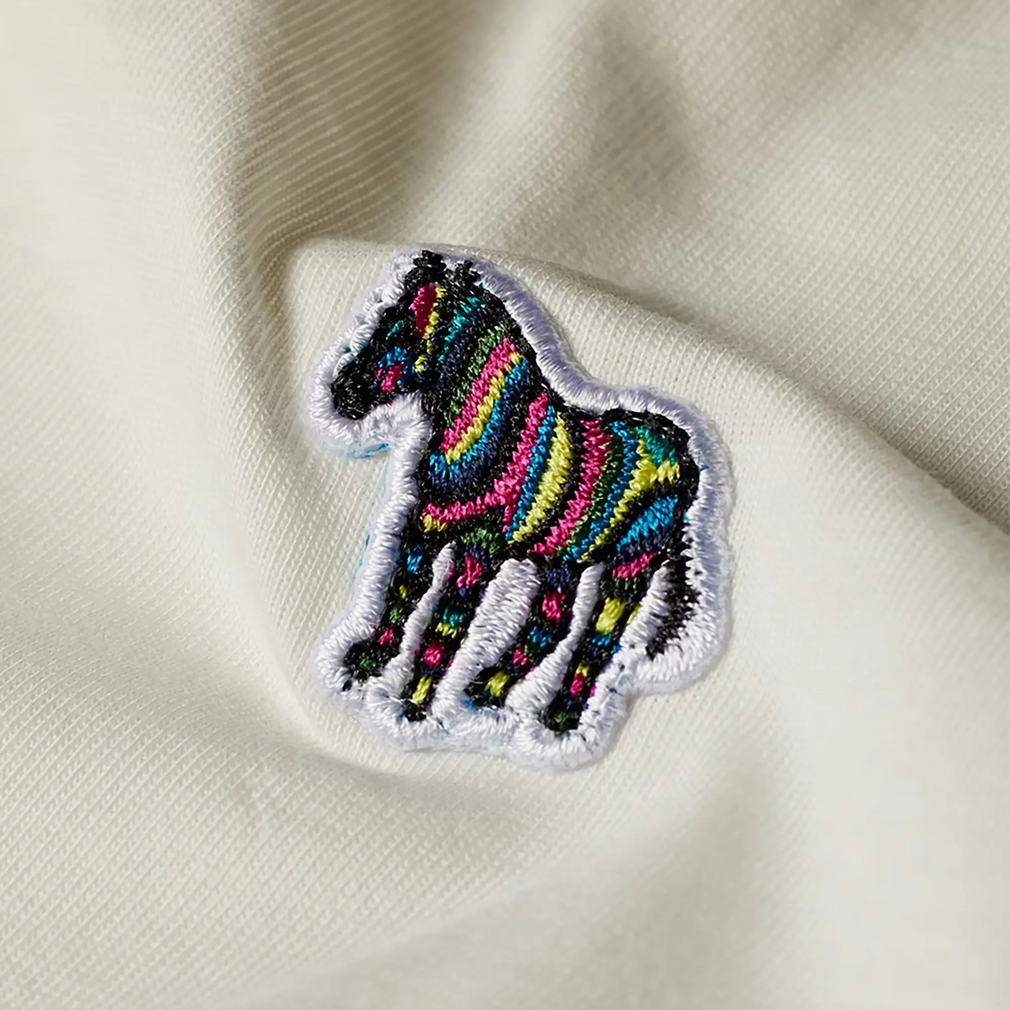 Product image 3 of 3 of PS By Paul Smith Men's Organic Cotton Zebra Logo T-Shirt - Ecru