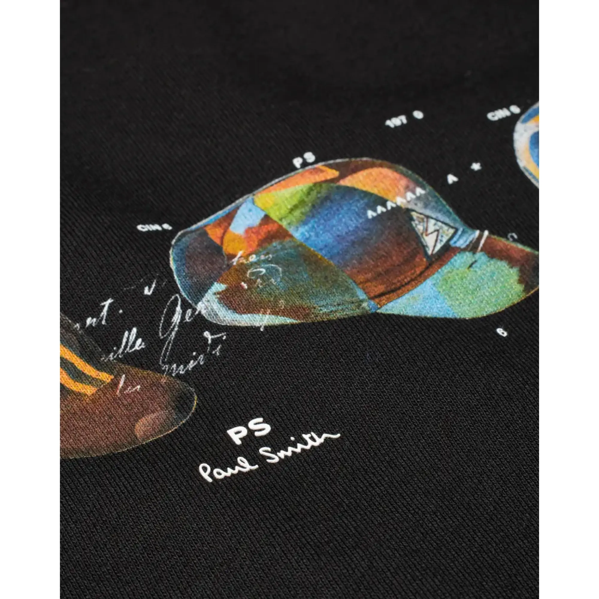 Product image 7 of 8 of Paul Smith Men's Cycling Caps Sweatshirt - Black