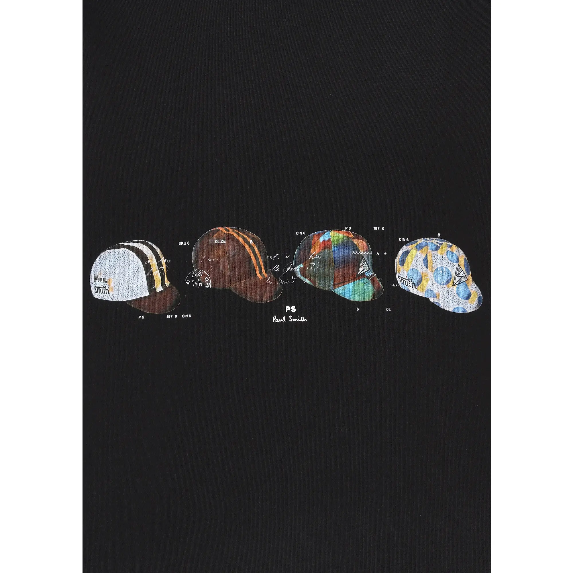 Product image 5 of 8 of Paul Smith Men's Cycling Caps Sweatshirt - Black