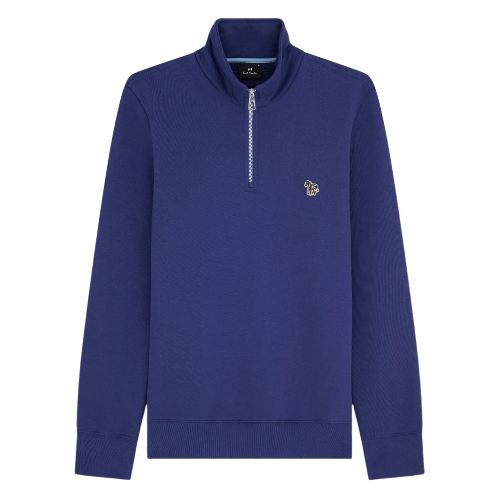 Product image 1 of 5 of Paul Smith Men's Regular Fit Zebra Half-Zip Sweatshirt - Blue