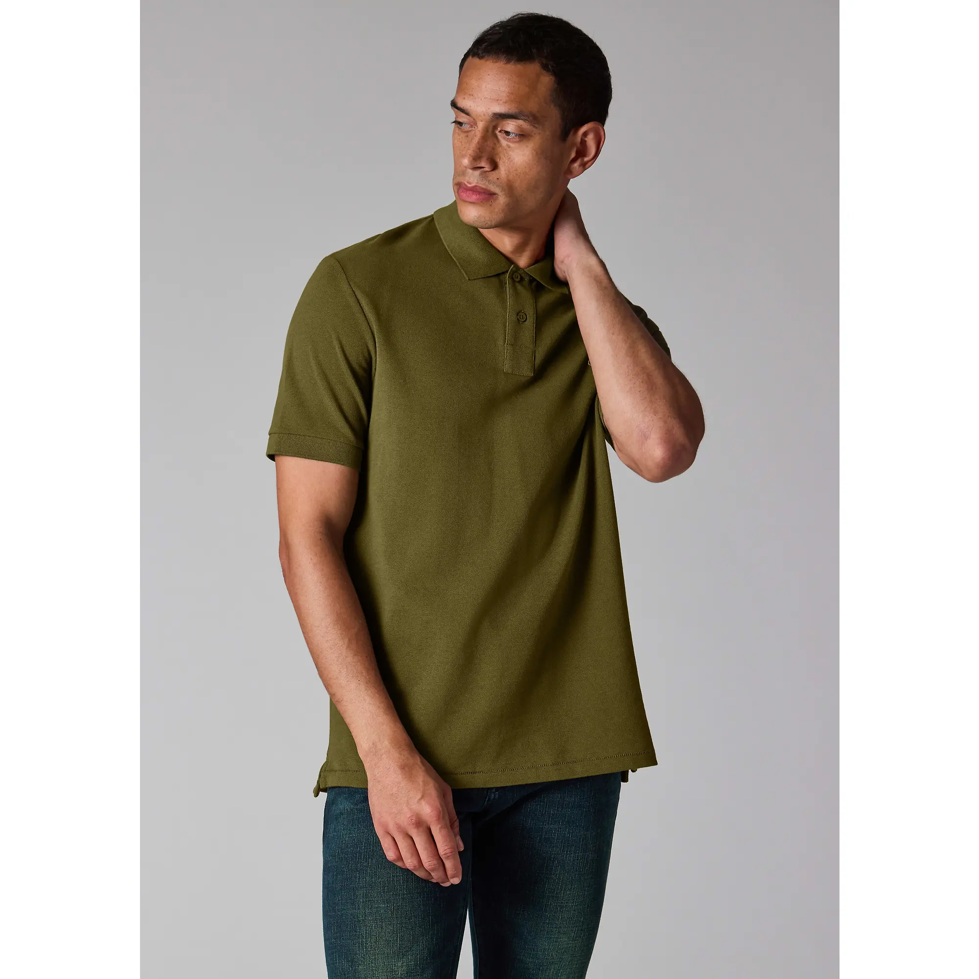 Product image 5 of 8 of PS By Paul Smith Men's Organic Cotton Zebra Polo Shirt - Khaki Green