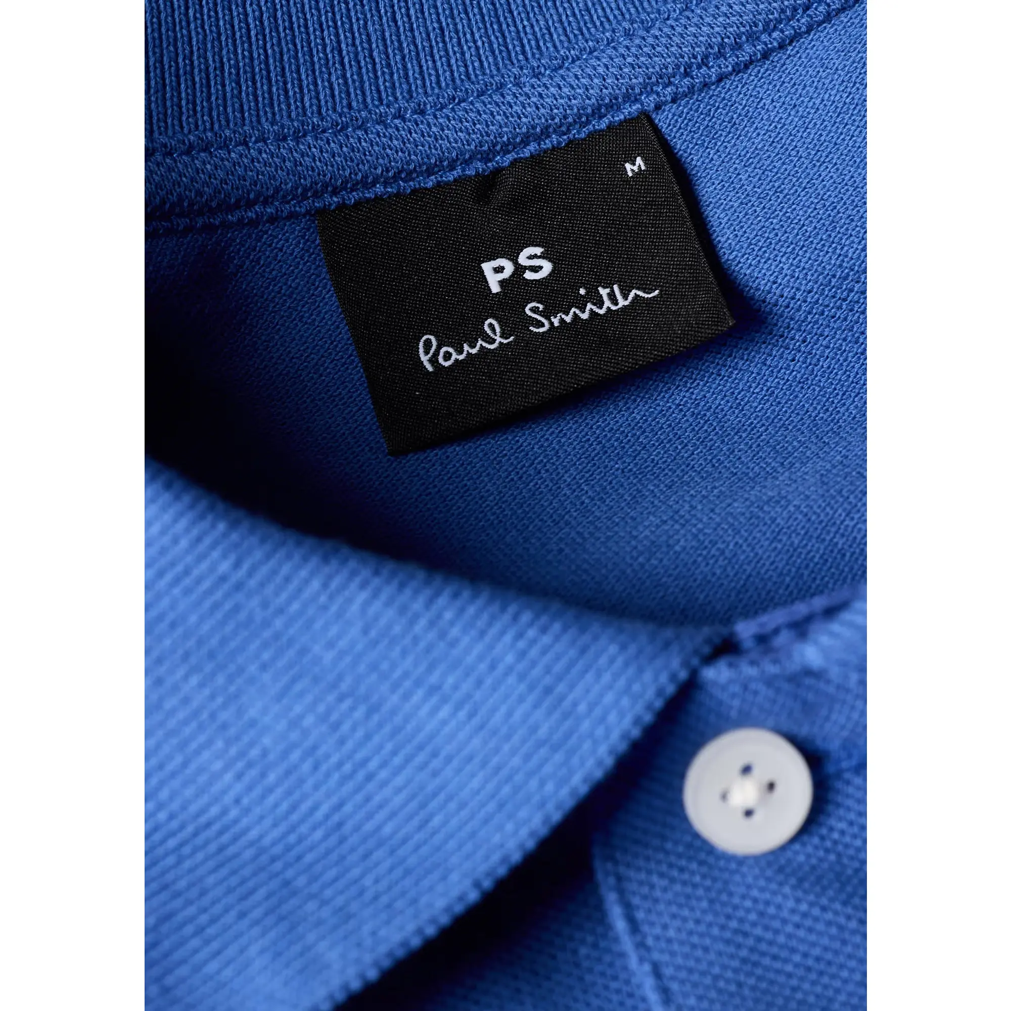 Product image 5 of 8 of Paul Smith Men's Organic Cotton Zebra Polo Shirt - Mid Blue