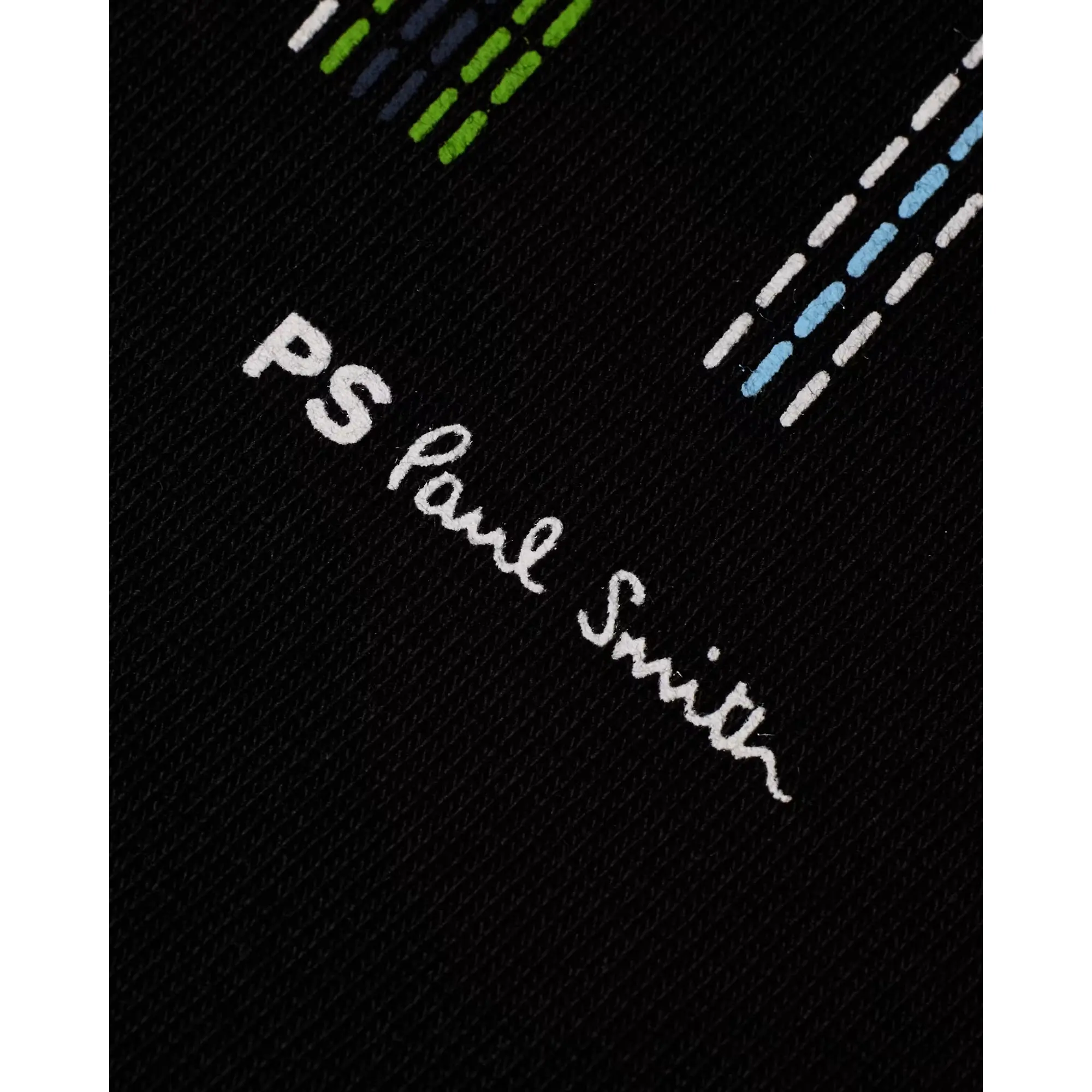 Product image 5 of 9 of PS By Paul Smith Men's Stitch Stripe Print T-Shirt - Black