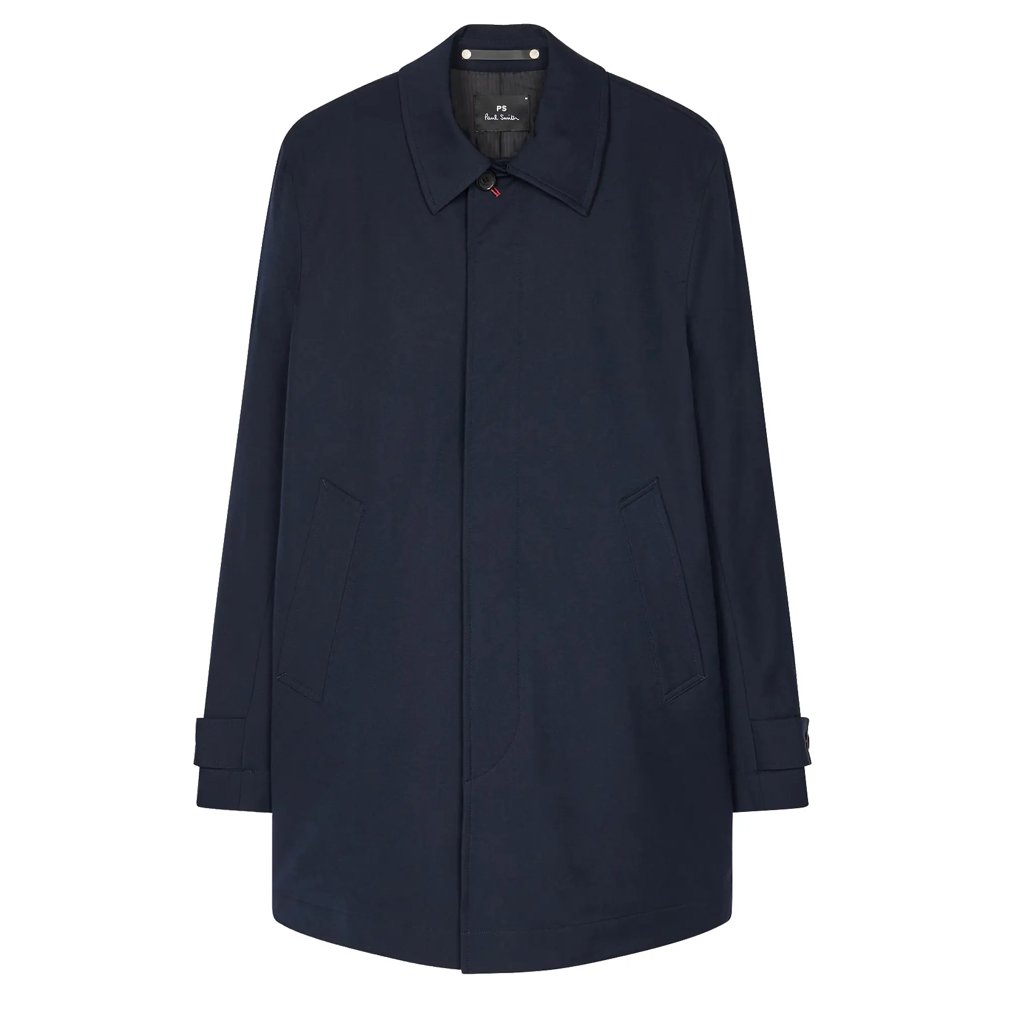 Product image 1 of 15 of Paul Smith Men's Cotton-Blend Mac Coat - Navy