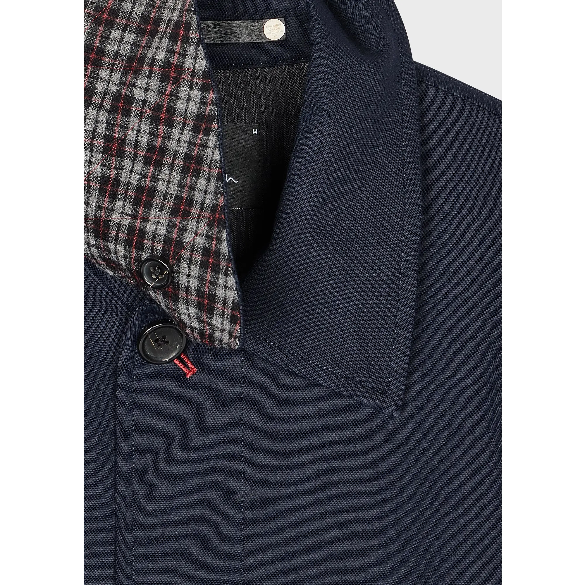 Product image 14 of 15 of Paul Smith Men's Cotton-Blend Mac Coat - Navy