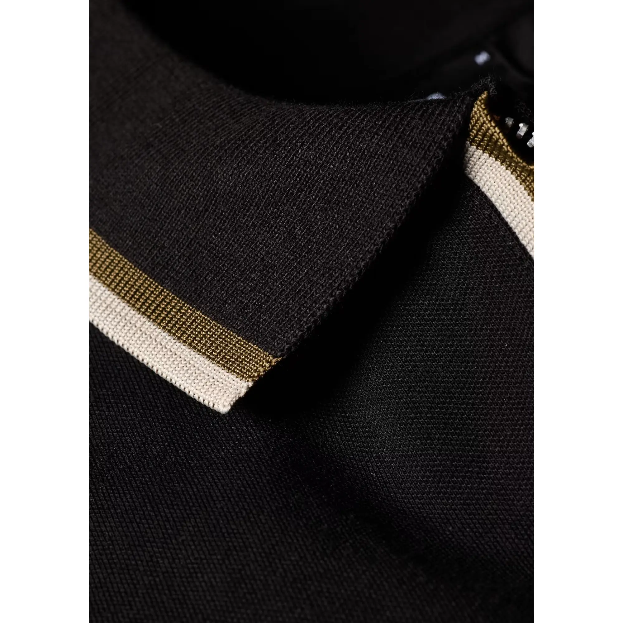 Product image 5 of 7 of PS By Paul Smith Men's Contrast Tipping Zip Polo Shirt - Black