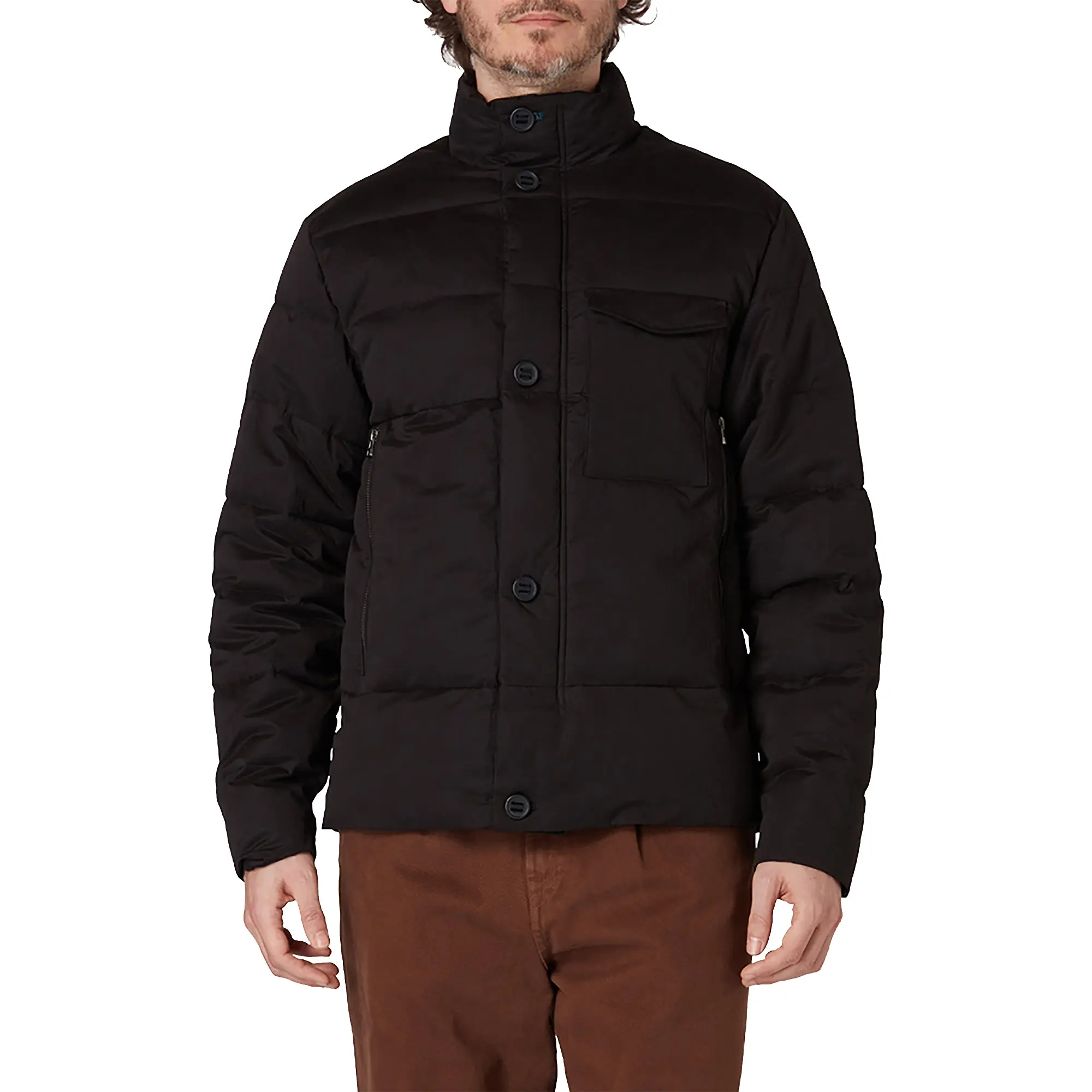 Product image 1 of 3 of PS By Paul Smith Men's Cropped Fibre Down Puffer Jacket - Black