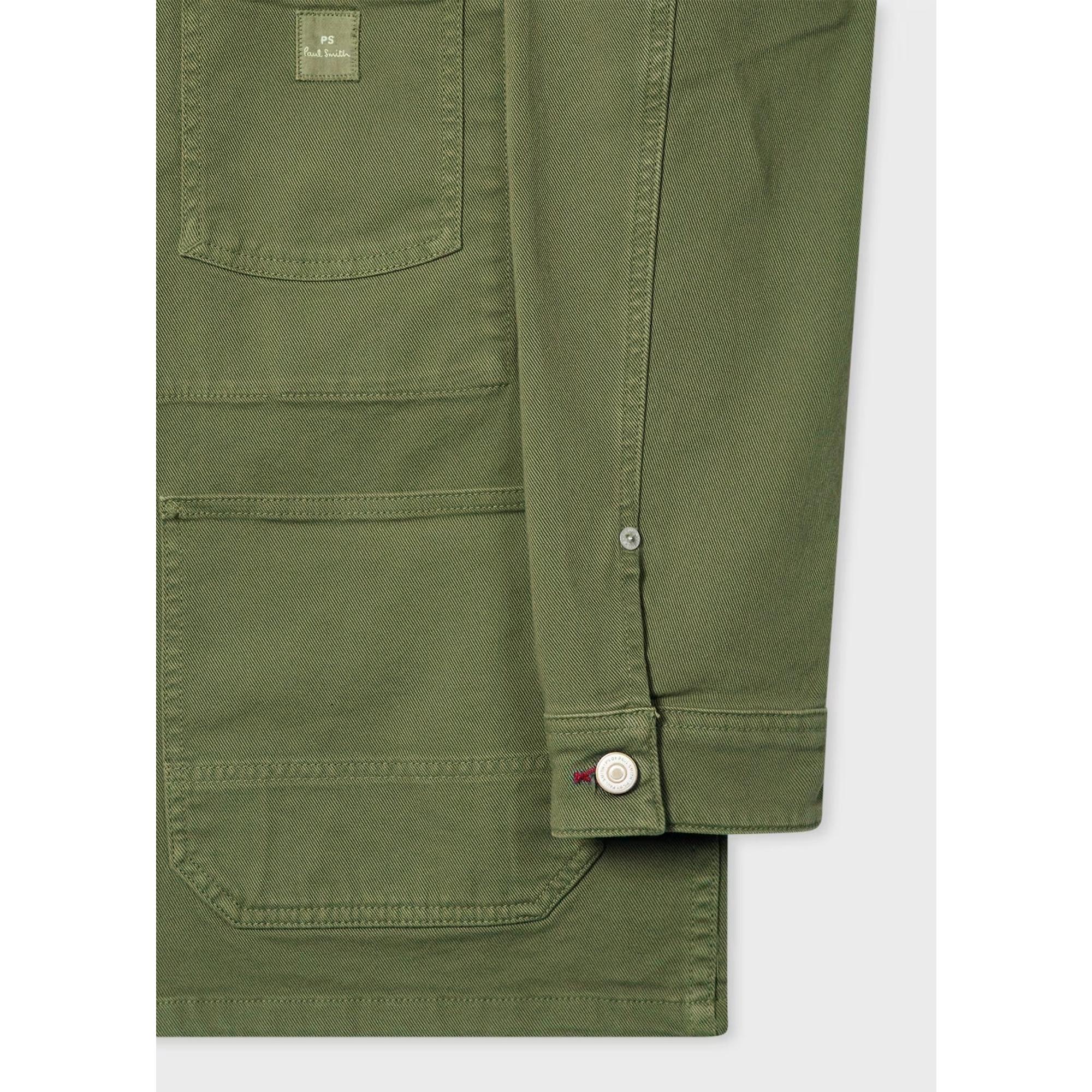 PS By Paul Smith Men's Stretch Cotton-Twill Chore Jacket - Khaki