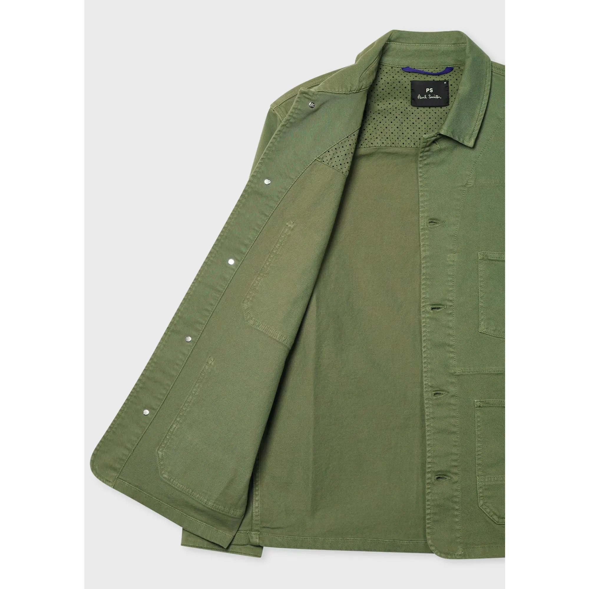 Product image 2 of 4 of PS By Paul Smith Men's Stretch Cotton-Twill Chore Jacket - Khaki